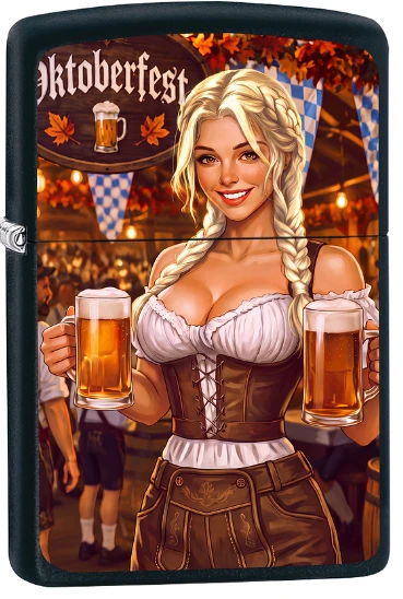 Zippo SMKW Exclusive Halloween 2026 Oktoberfest Girl Lighter ZPO427255 View 1