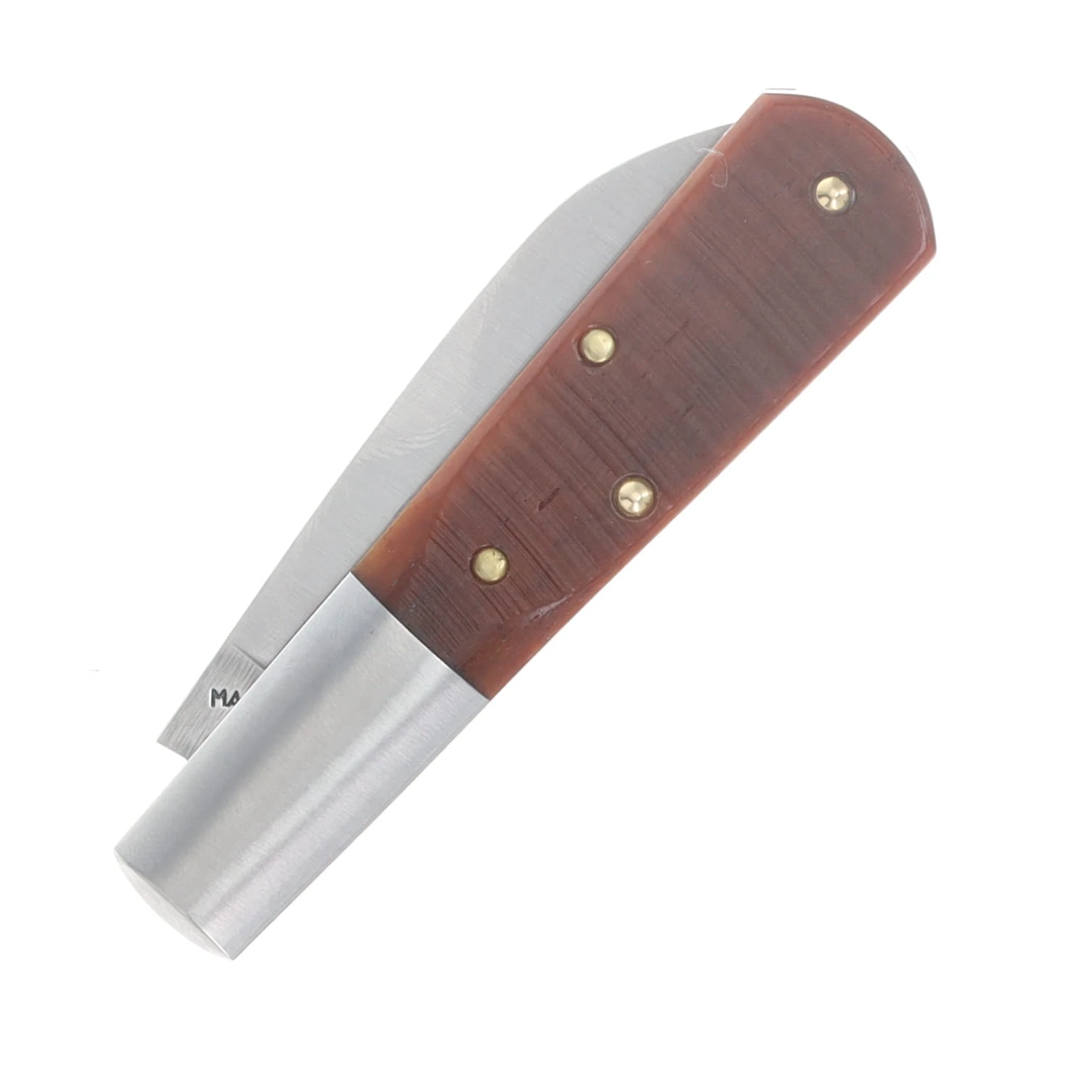 New York Knife Co. Mattewan Wharncliffe Appaloosa Sawcut Bone Folding Knife NYKM1506W-ASC View 6