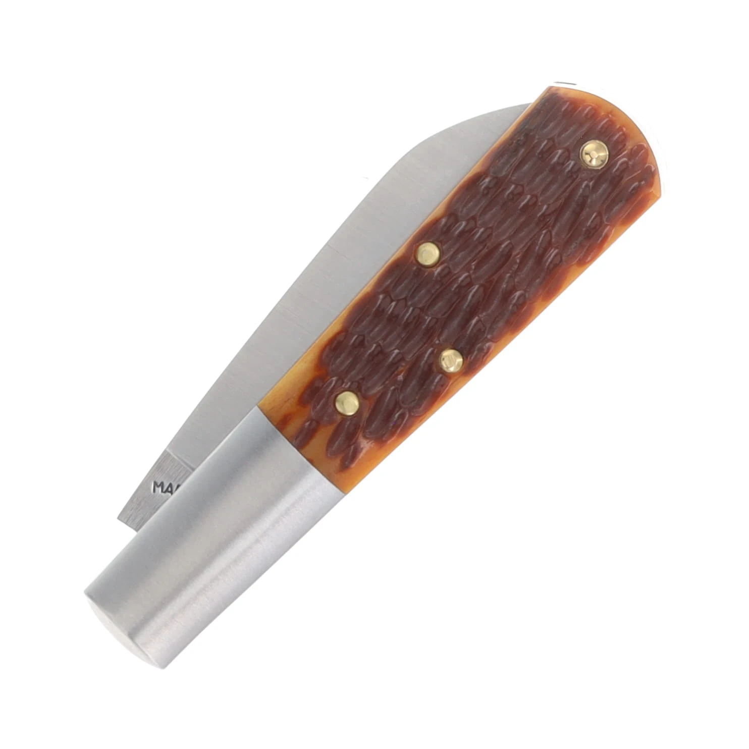 New York Knife Co. Mattewan Wharncliffe Honey Jigged Bone Folding Knife NYKM1506W-HJB View 6