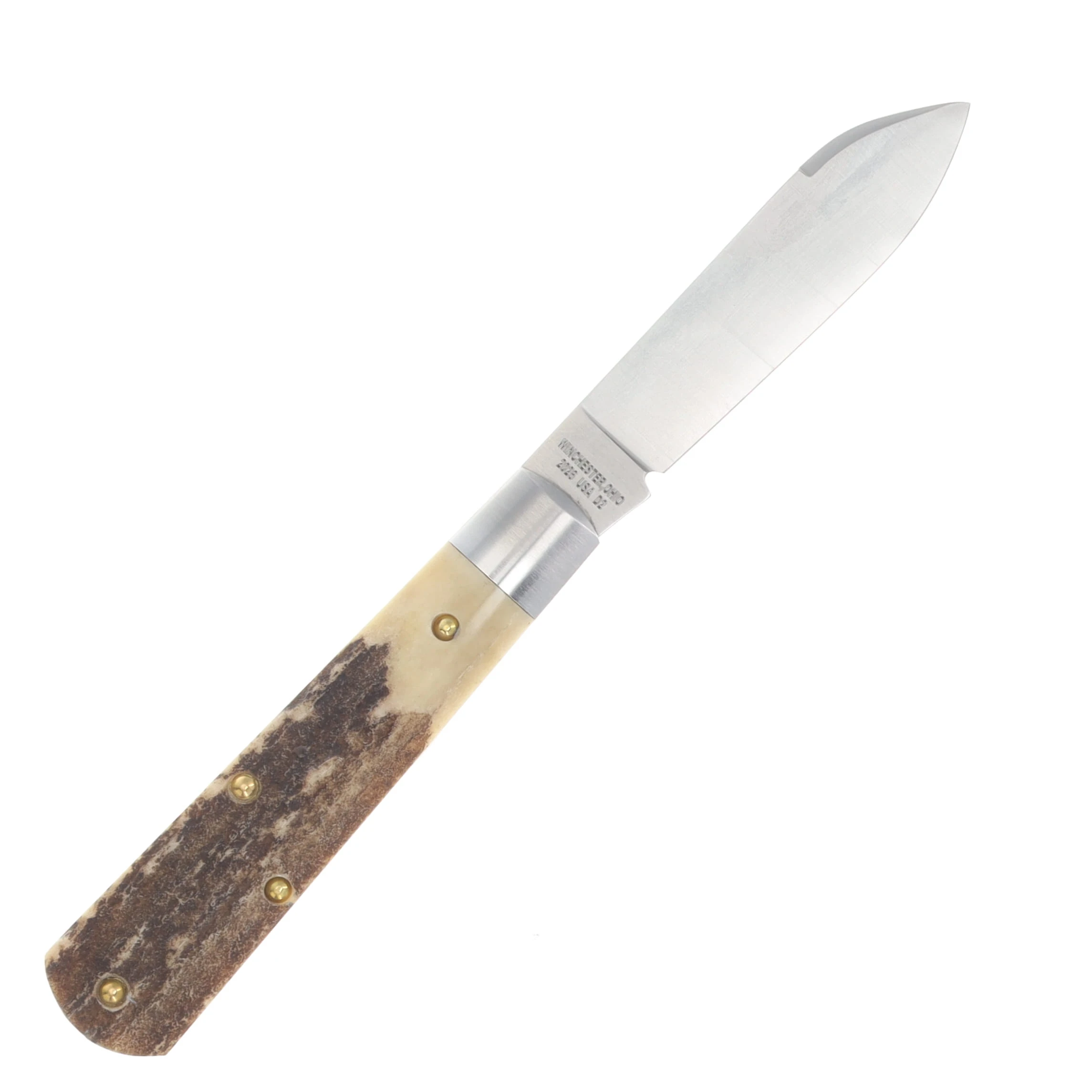 Beaver Falls Cutlery 1-Bld. Folding Knife Genuine Stag Handle CCBF-STAG View 2