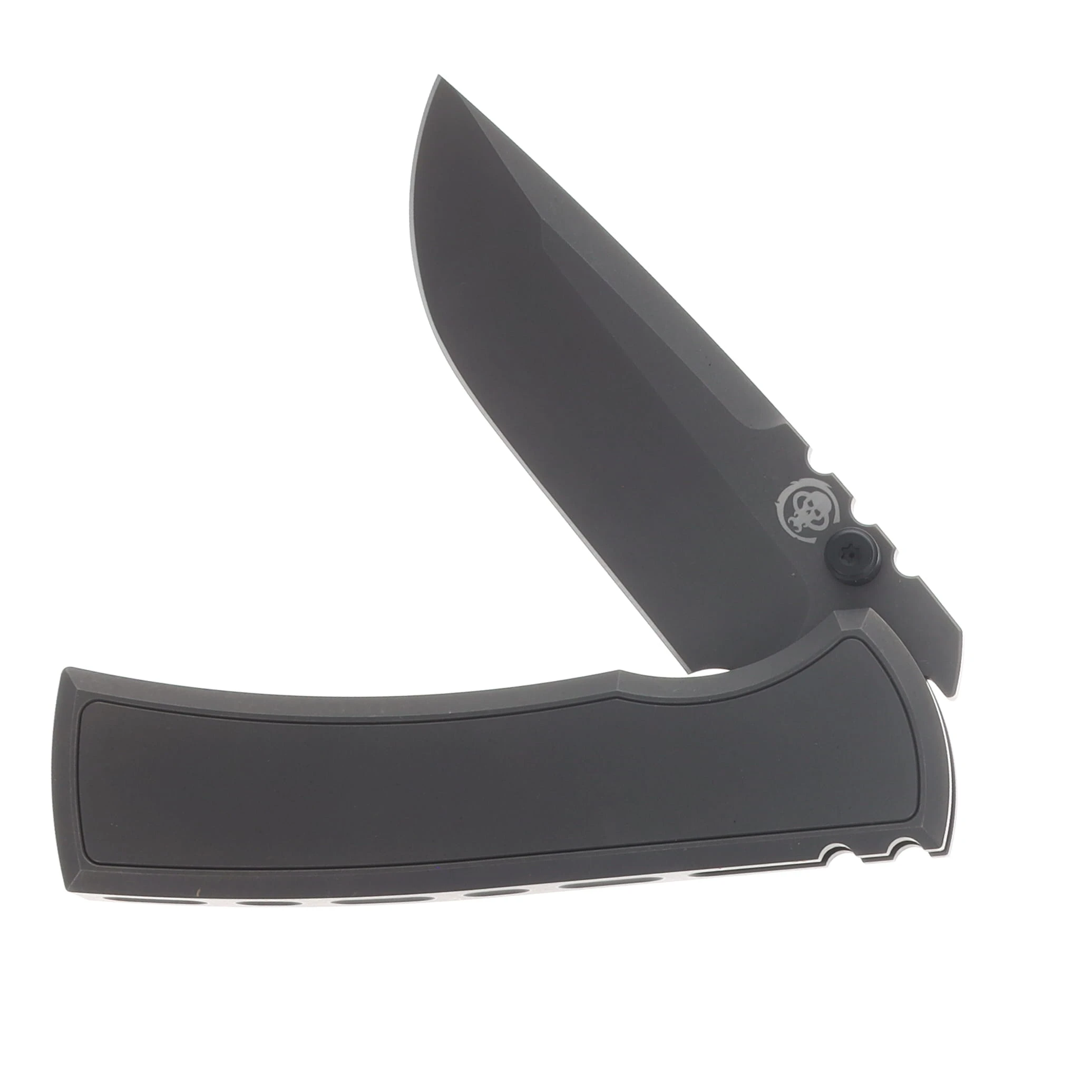 Chaves Magnetic Integral Redencion Street Folder Grey PVD M390 Drop Point Blade TI Handle CK-1B1-1C1A-4A15-15K! View 3