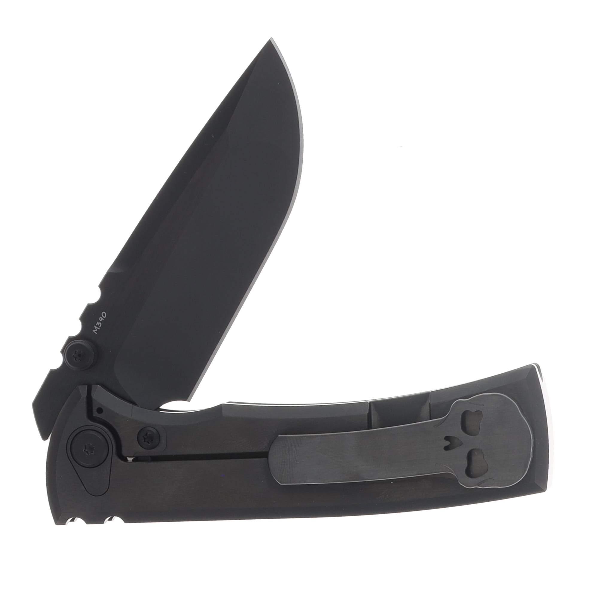 Chaves Magnetic Integral Redencion Street Folder Satin Flats Black PVD M390 Drop Point Blade TI Handle CK-1B1-1C1A-4A1-1K! View 4