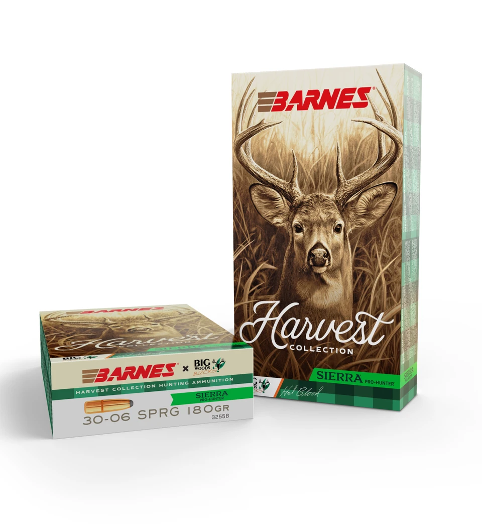 Barnes Harvest BWB 30-06 SPRG 180gr Pro-Hunter RN Ammo 20rd 32558 View 1