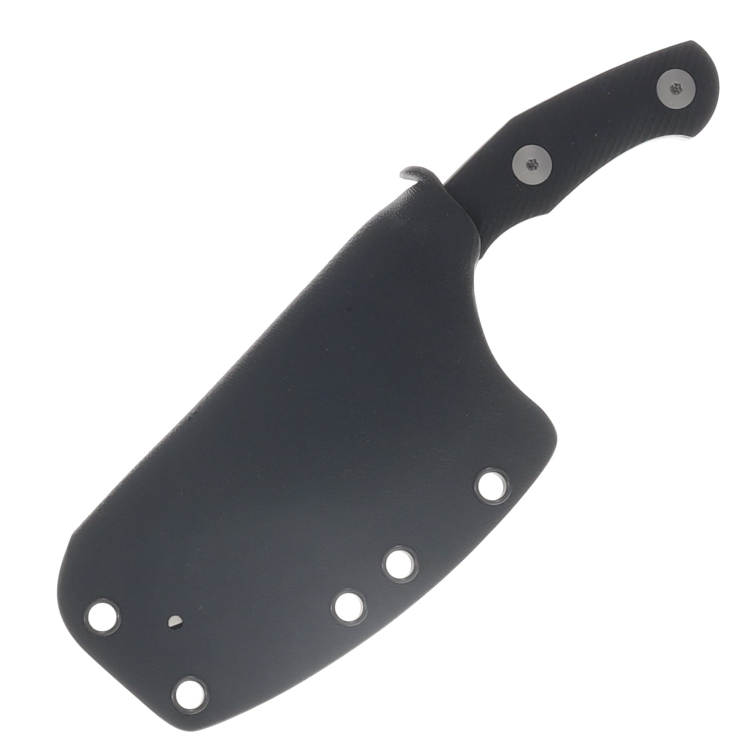 Giantmouse GMF1 Fixed Blade Chef's Knife 3mm Nitro B with Black Kydex Sheath GMF1-CHEF View 5