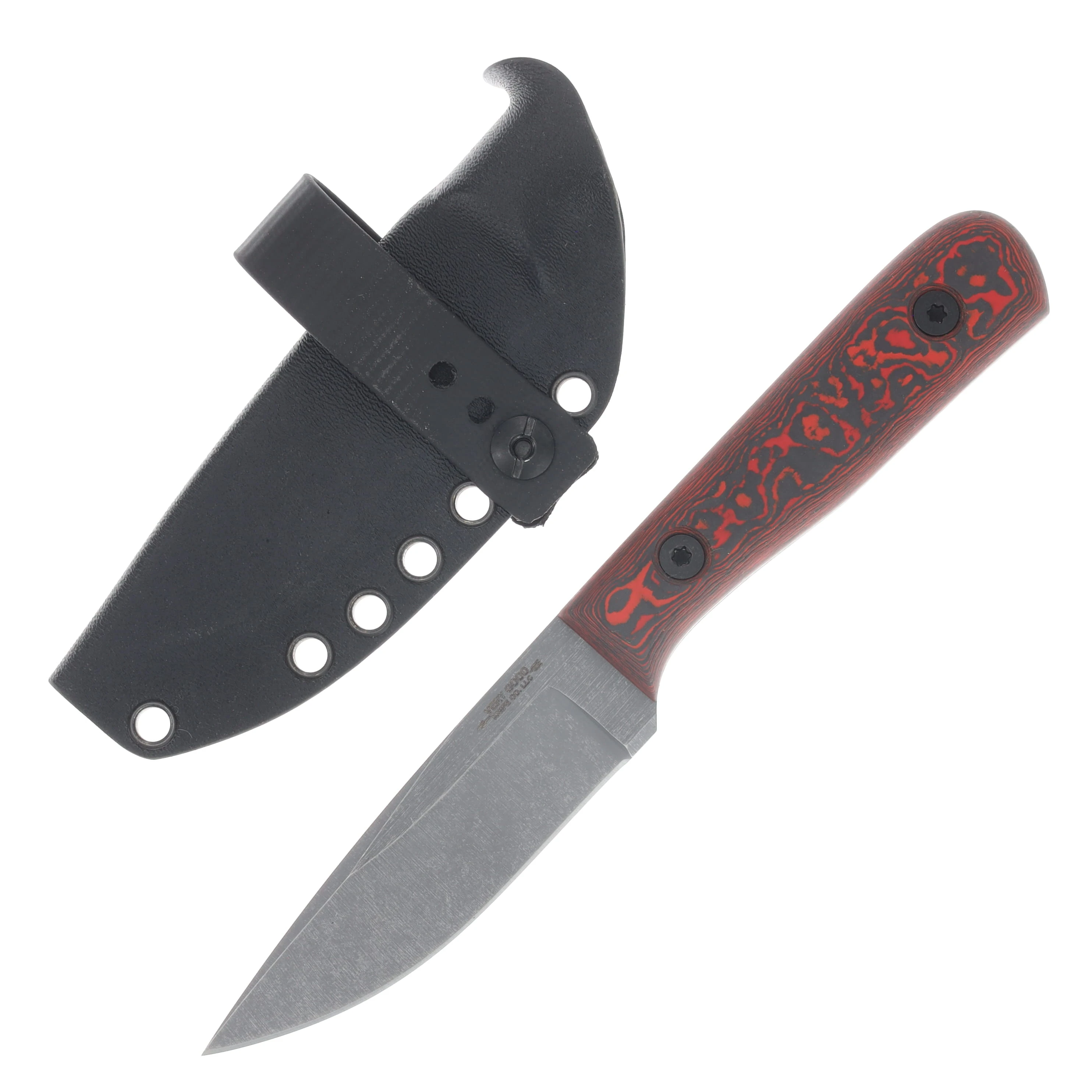 Very Good Knife Co Hornet Fixed Blade Mars Valley Fat Carbon - Stonewash AEB-L View 1