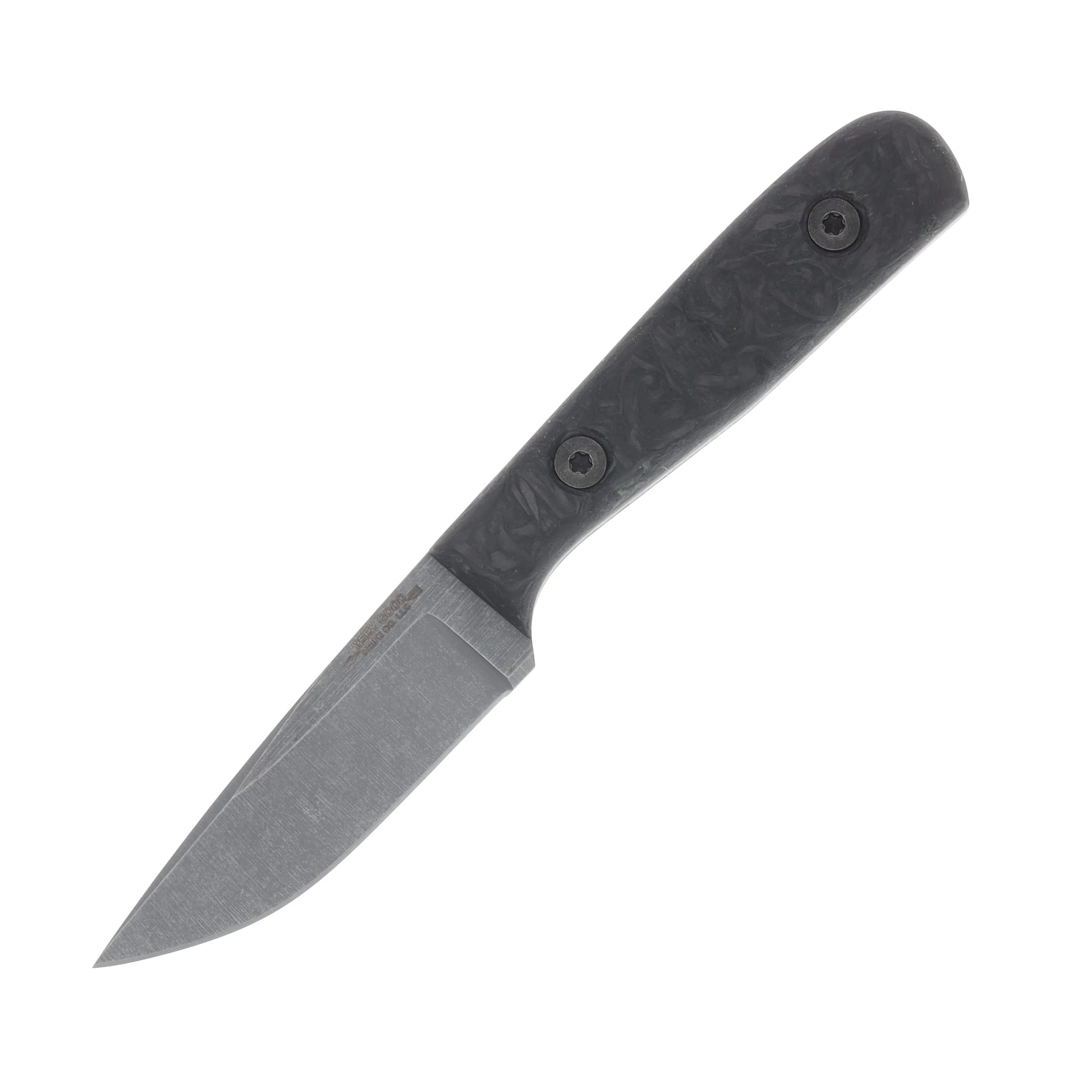 Very Good Knife Co Wasp Fixed Blade Dark Matter Glow Fat Carbon - Stonewash AEB-L VGKCWFCDMG View 3