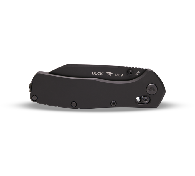 Buck 797 Range Ops Elite Folding Knife Black Nylon Handle Black Magnacut Blade BU14553 View 3