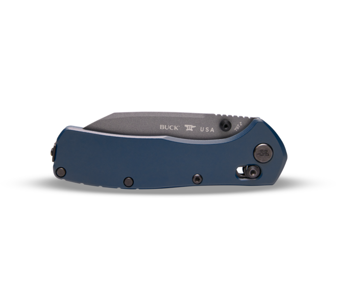 Buck 797 Range Ops Elite Folding Knife Blue Nylon Handle Magnacut Blade BU14554 View 3