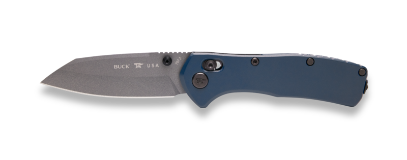 Buck 797 Range Ops Elite Folding Knife Blue Nylon Handle Magnacut Blade BU14554 View 1