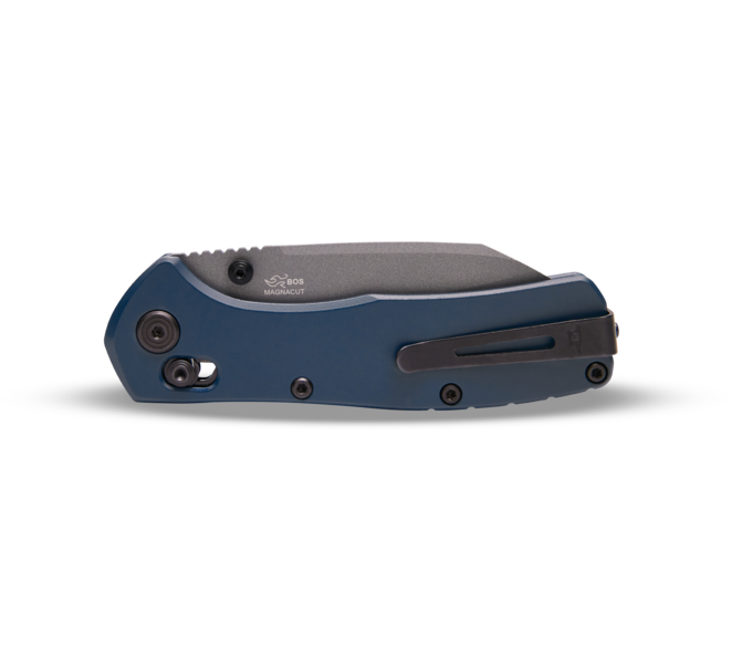 Buck 797 Range Ops Elite Folding Knife Blue Nylon Handle Magnacut Blade BU14554 View 4
