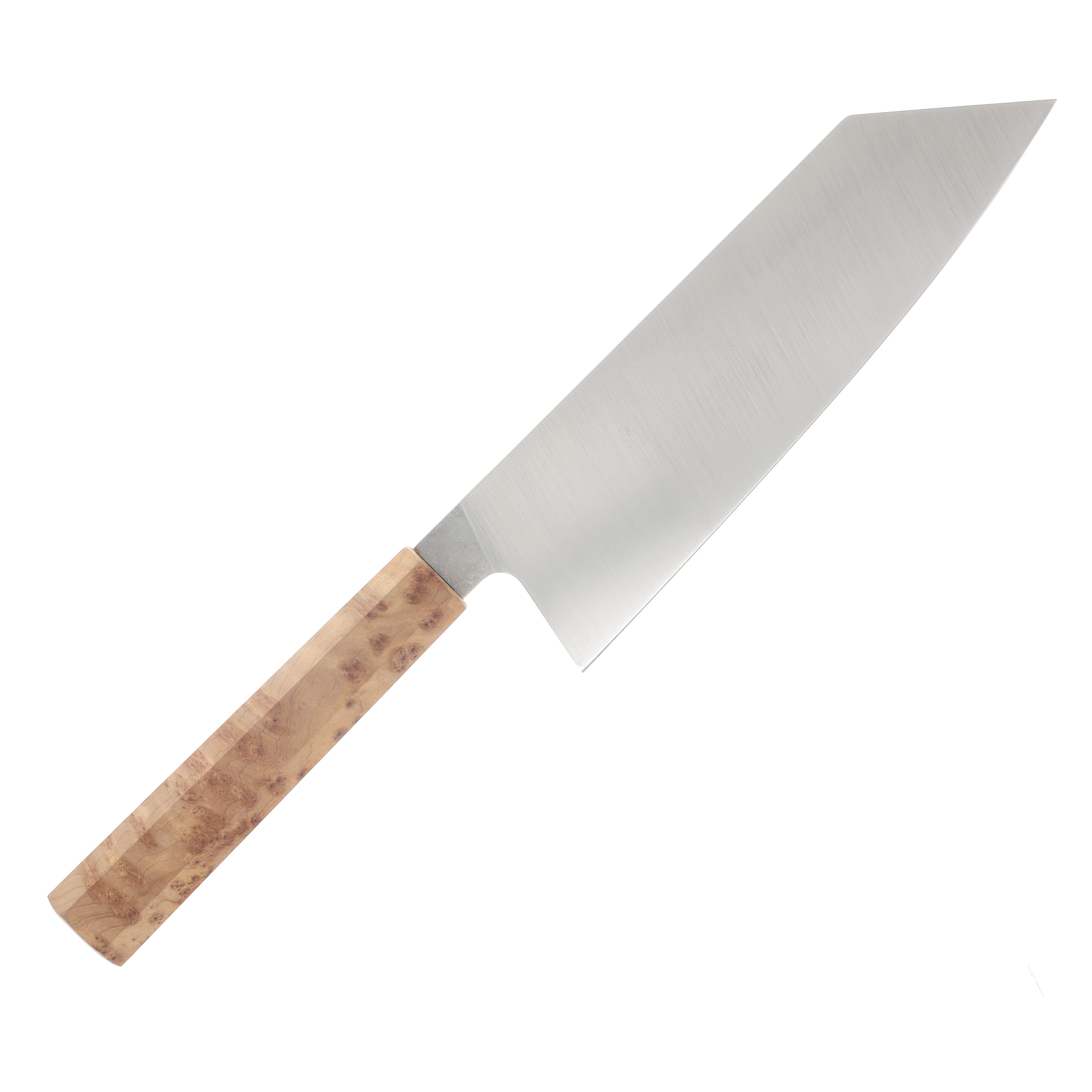 Corey Dunlap Inazuma 7.25 Inch Wa Bunka Knife (Thuya Burlwood) WABU180T View 2