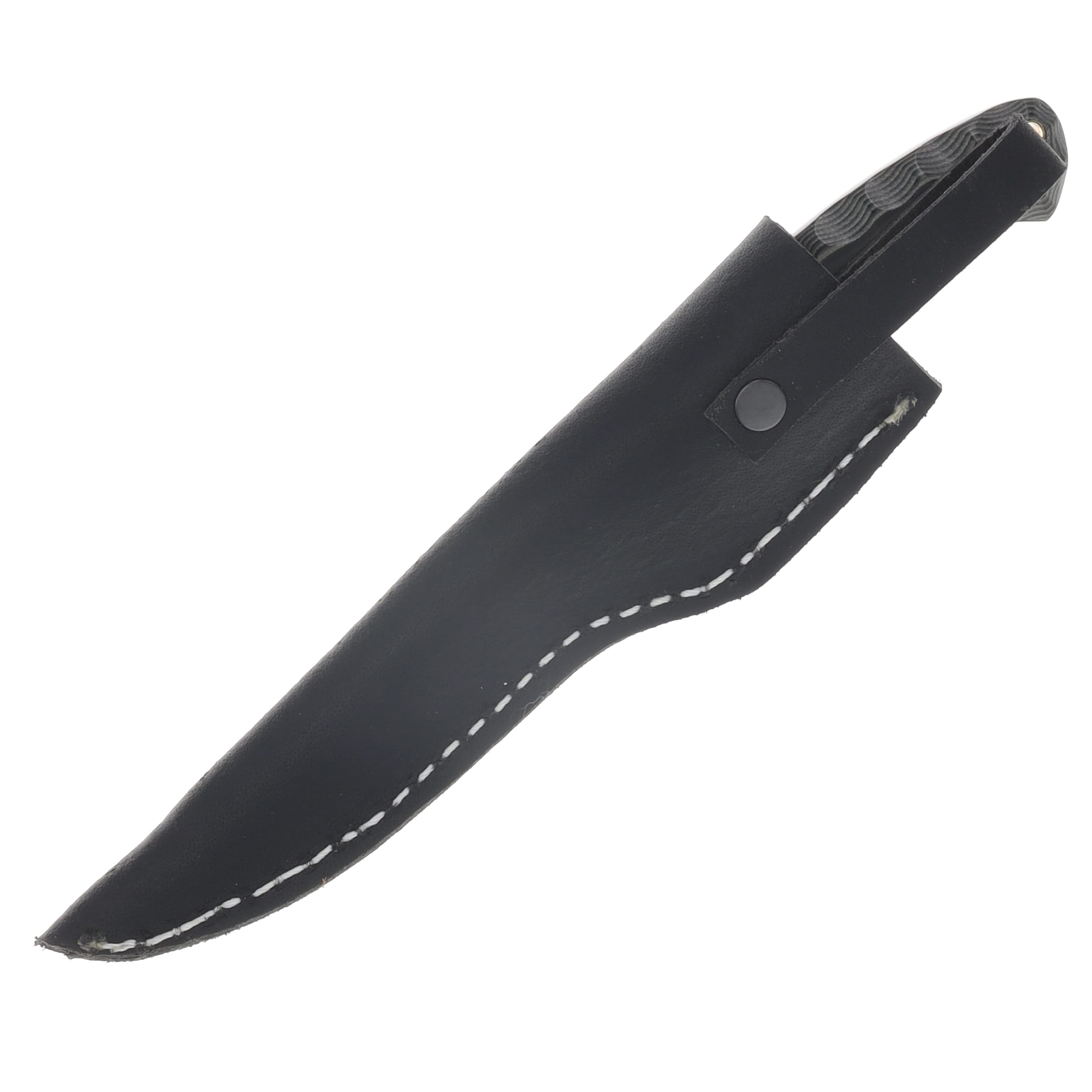 Herron Knives Fixed Blade Fillet Knife L6 Carbon Steel/Black and Silver G-10 Micarta HK15 View 8