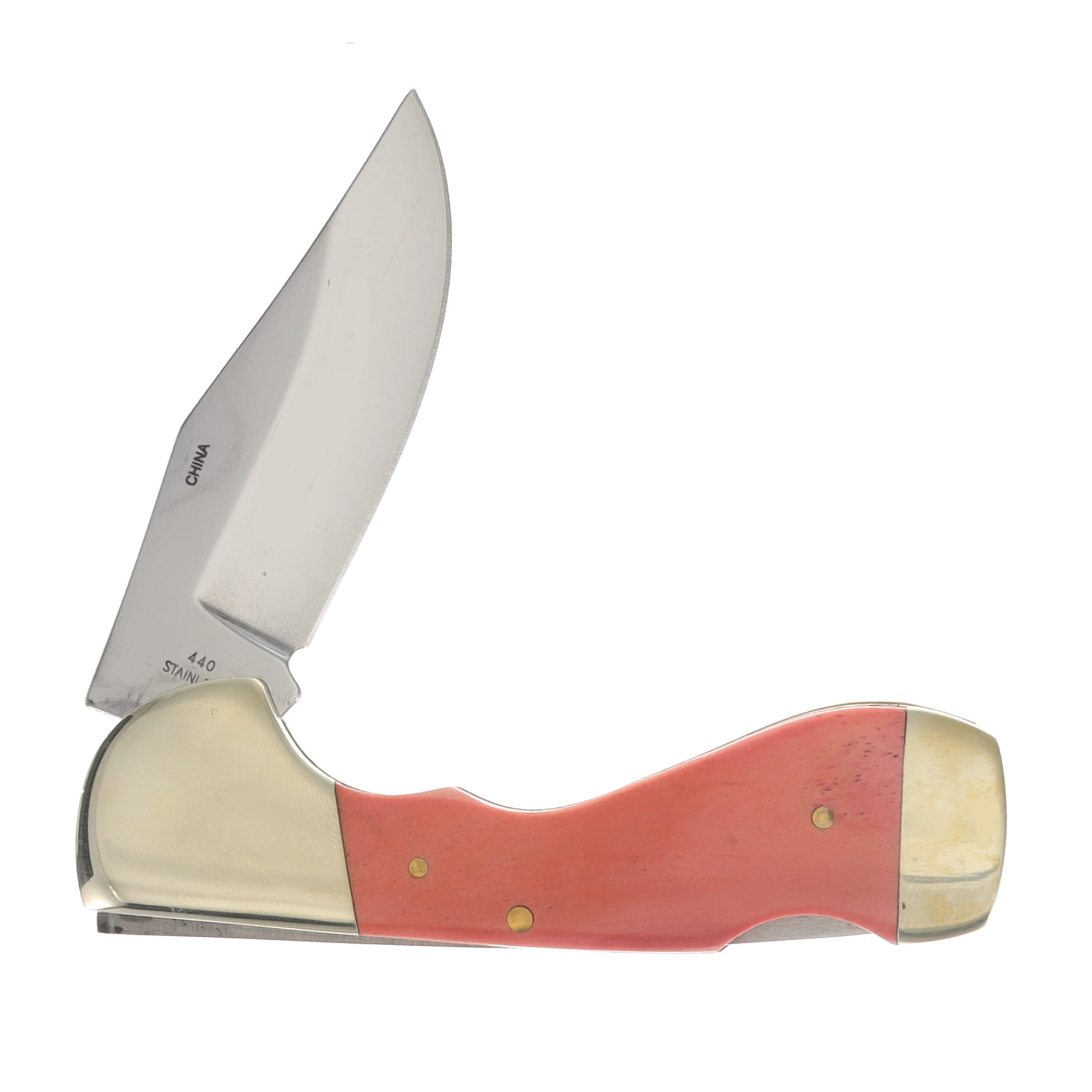 Frost Steel Warrior Choctaw Orange Smooth Bone Folding Knife FRSW105OSB View 4
