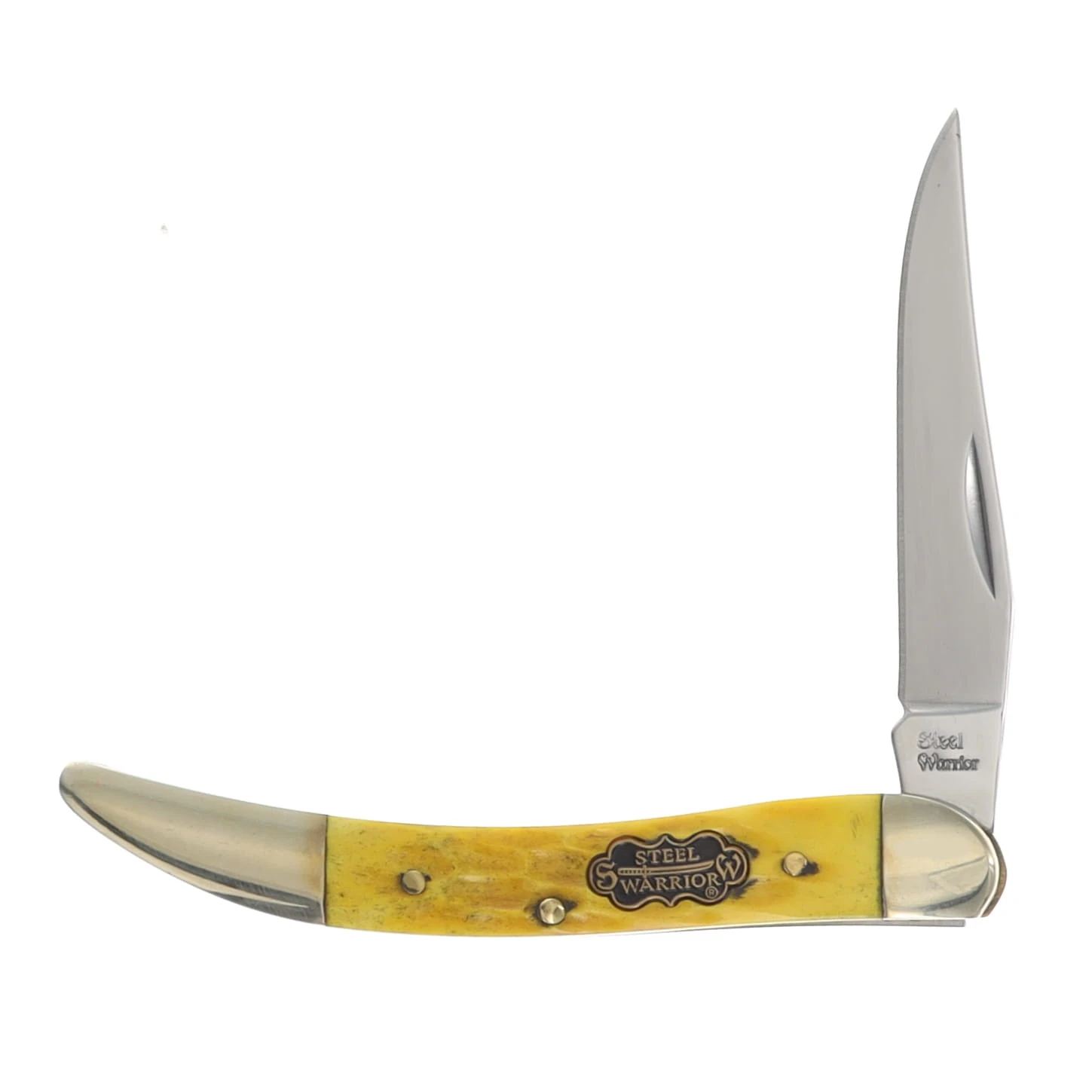 Frost Steel Warrior Small Toothpick Burnt Peach Seed Bone Folding Knife FRSW109BPS View 3