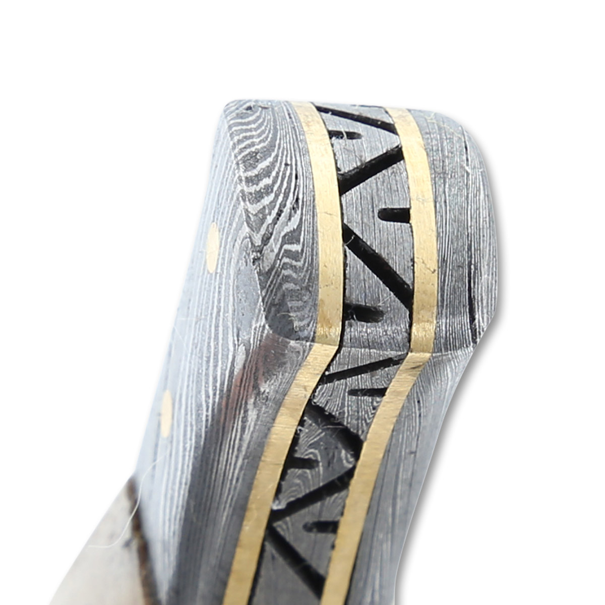Rite Edge Slim Stag Damascus Dagger DM1178 View 5