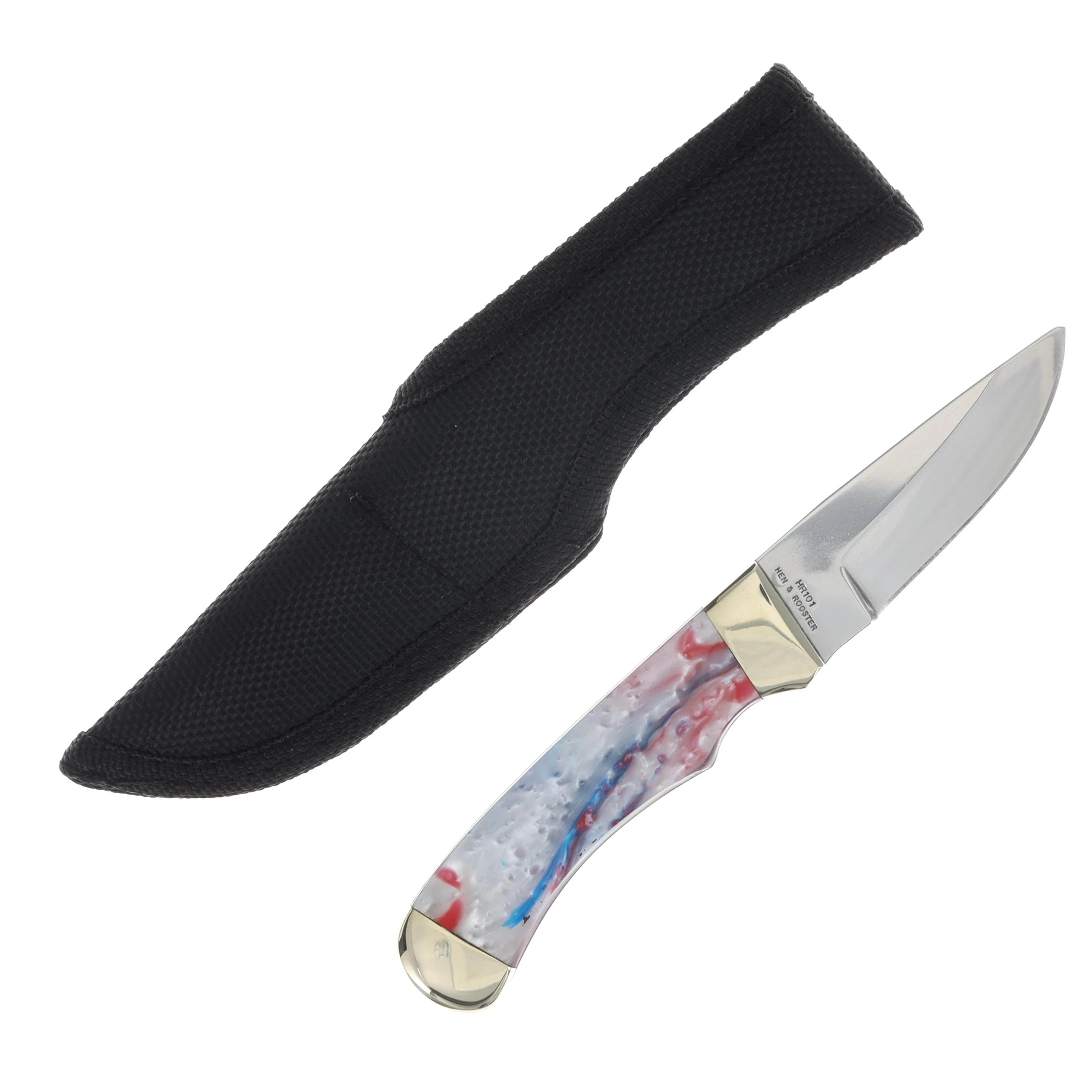 Hen & Rooster Fixed Blade Star Spangled Corelon W/Sheath HR101STAR View 2