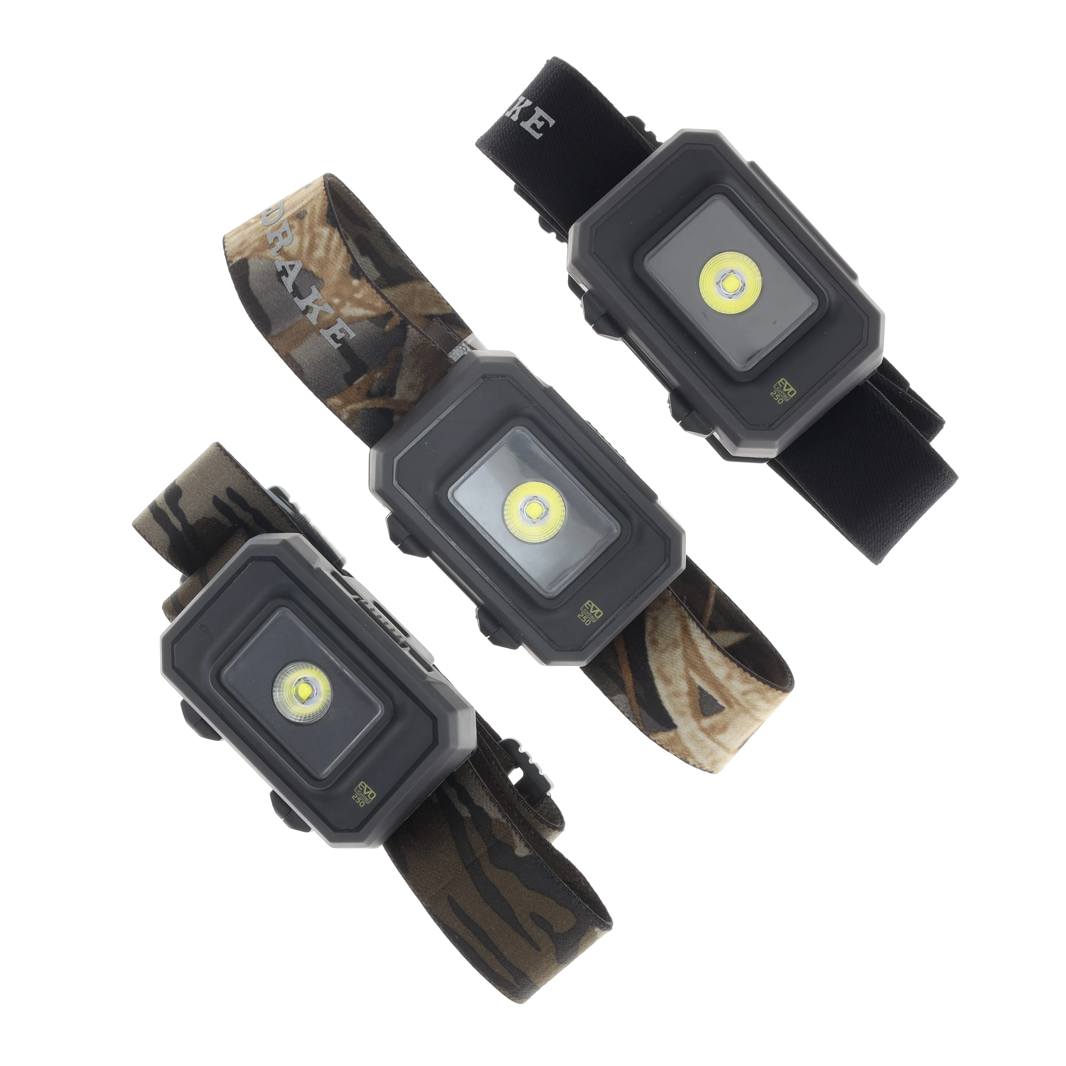 Drake Lighting Pack of 3 250 Lumens Headlamps DA0400 View 2