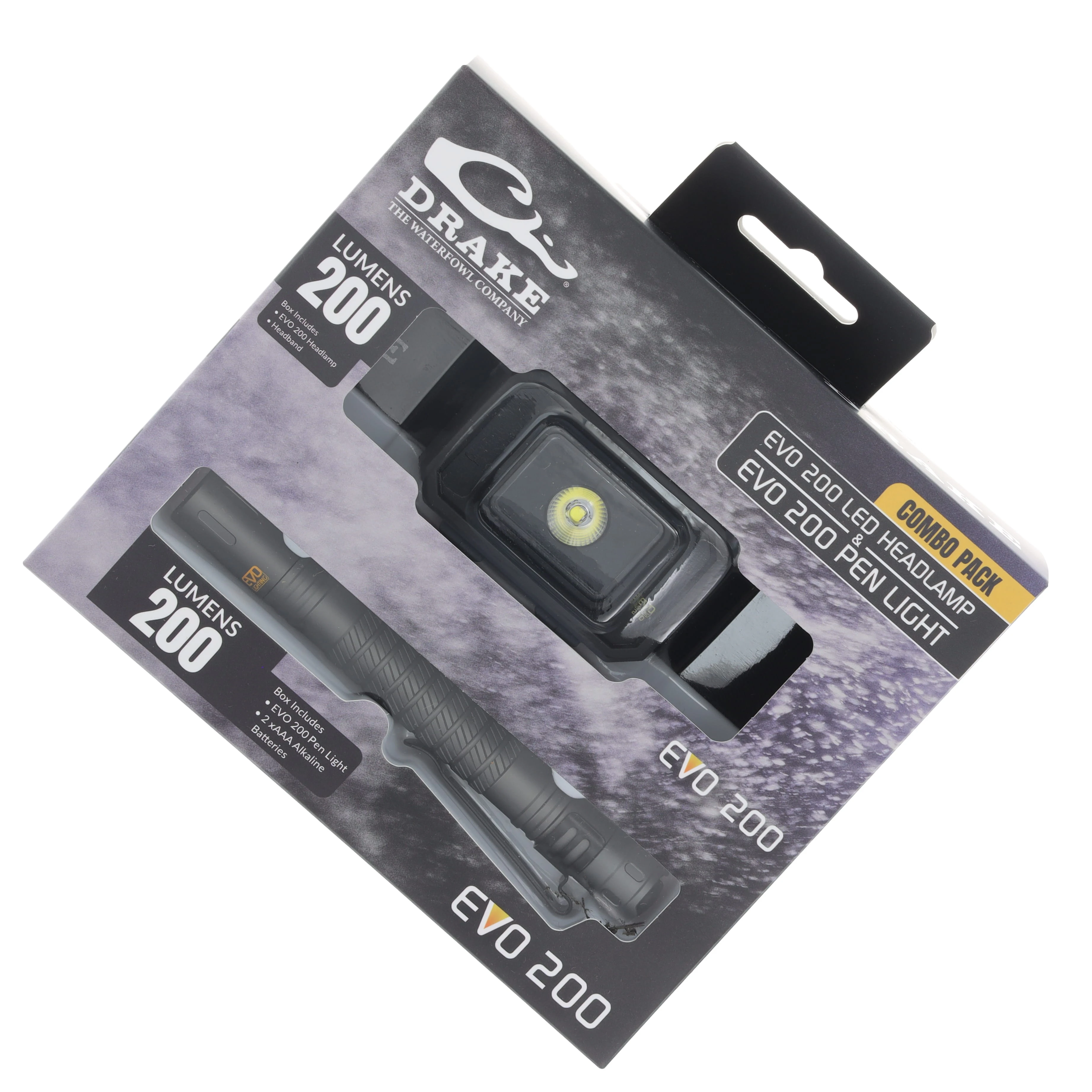 Drake Lighting Pack 200 Lumen Headlamp w/ Pen Light DA0401 View 1