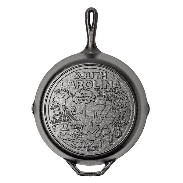 Lodge Cast Iron 12-Inch Seasoned Skillet South Carolina L10SKSC View 1