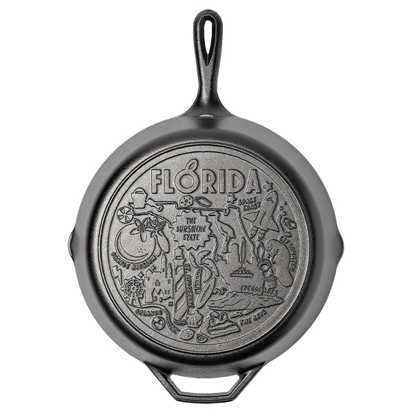 Lodge Cast Iron 12-inch Seasoned Skillet Florida L10SKFL View 1