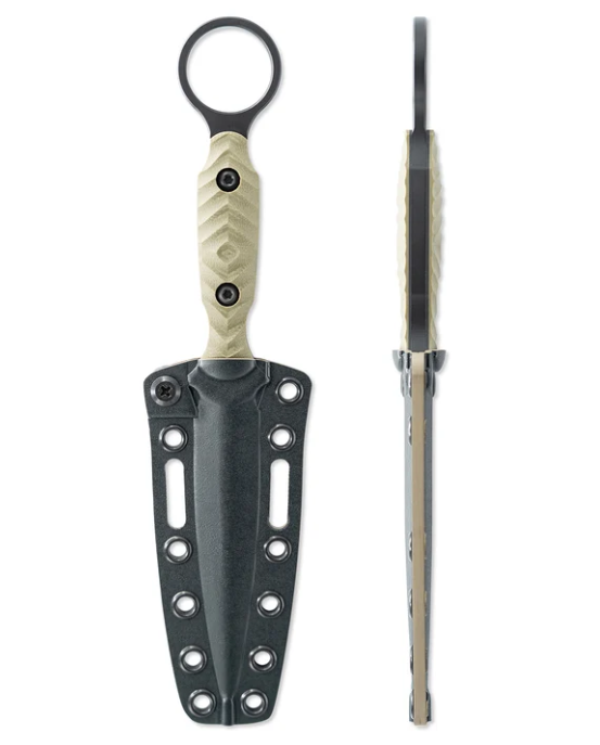 Toor Specter R Fixed Blade Knife Black Gunkote M4/Ranger Green G-10 with Kydex Sheath SPECTERRG View 2