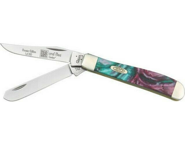 Case XX Coral Sea Corelon Mini Trapper Folding Knife CA9207CS View 1