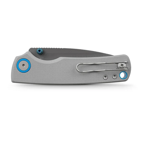 Vosteed Porcupine Top Liner Lock Folder Gray G-10 Handle Destroyer Gray 14C28N Blade A2612 View 2