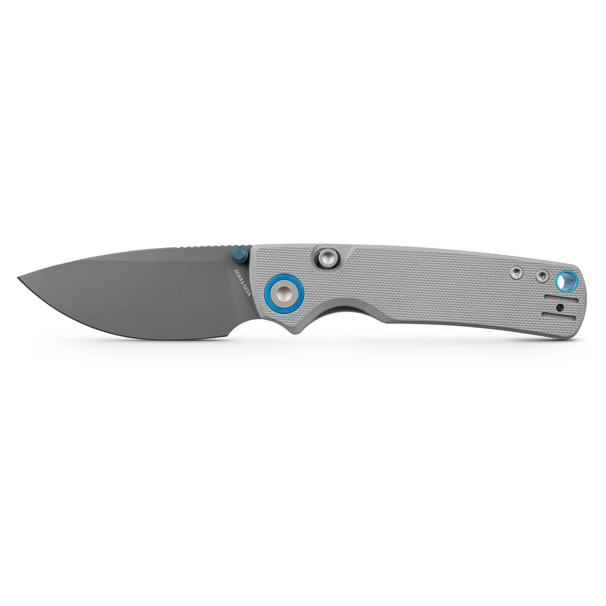 Vosteed Porcupine Top Liner Lock Folder Gray G-10 Handle Destroyer Gray 14C28N Blade A2612 View 1