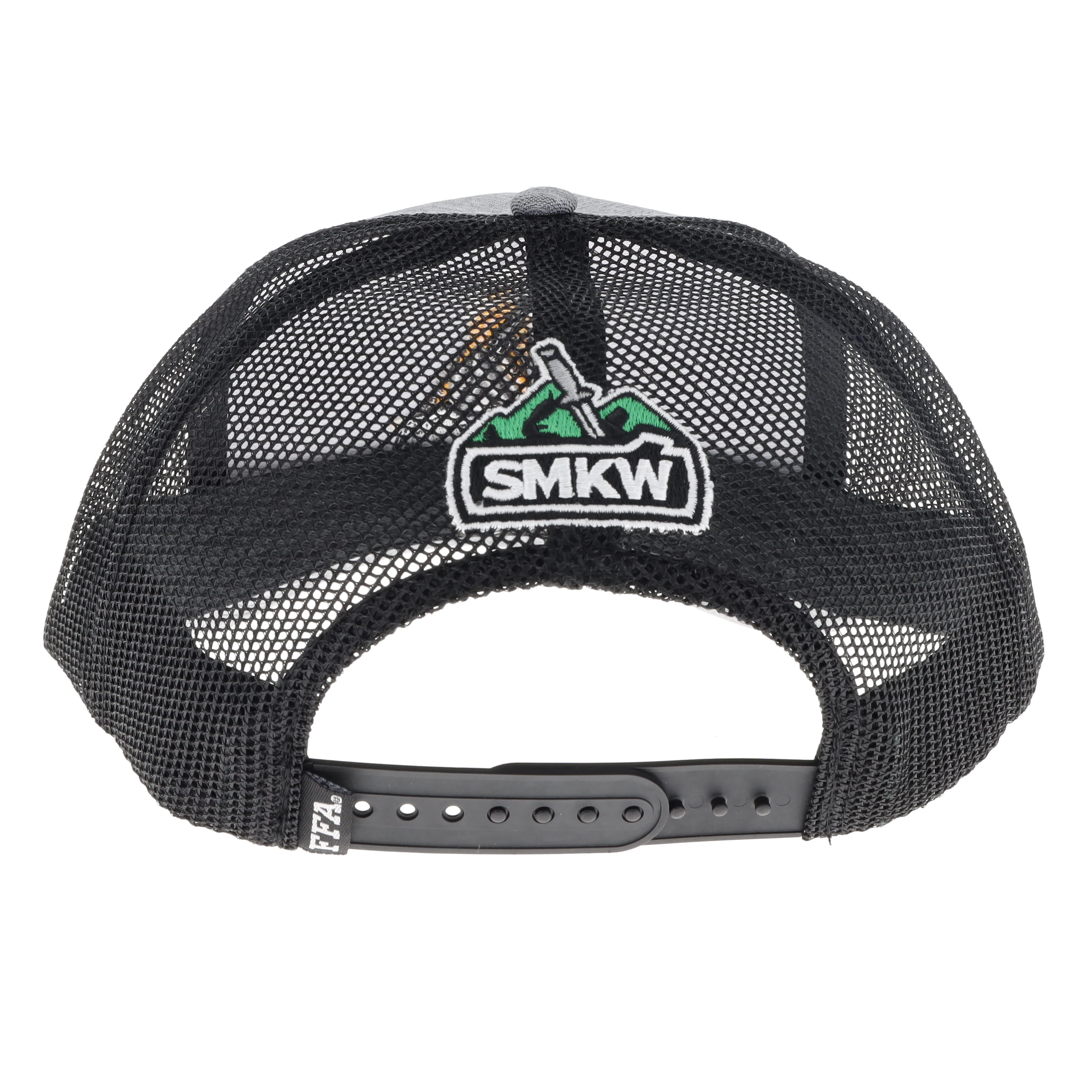SMKW Smokano Logo Hat- Gray and Black W/Mesh Backing SMKW278866 View 6