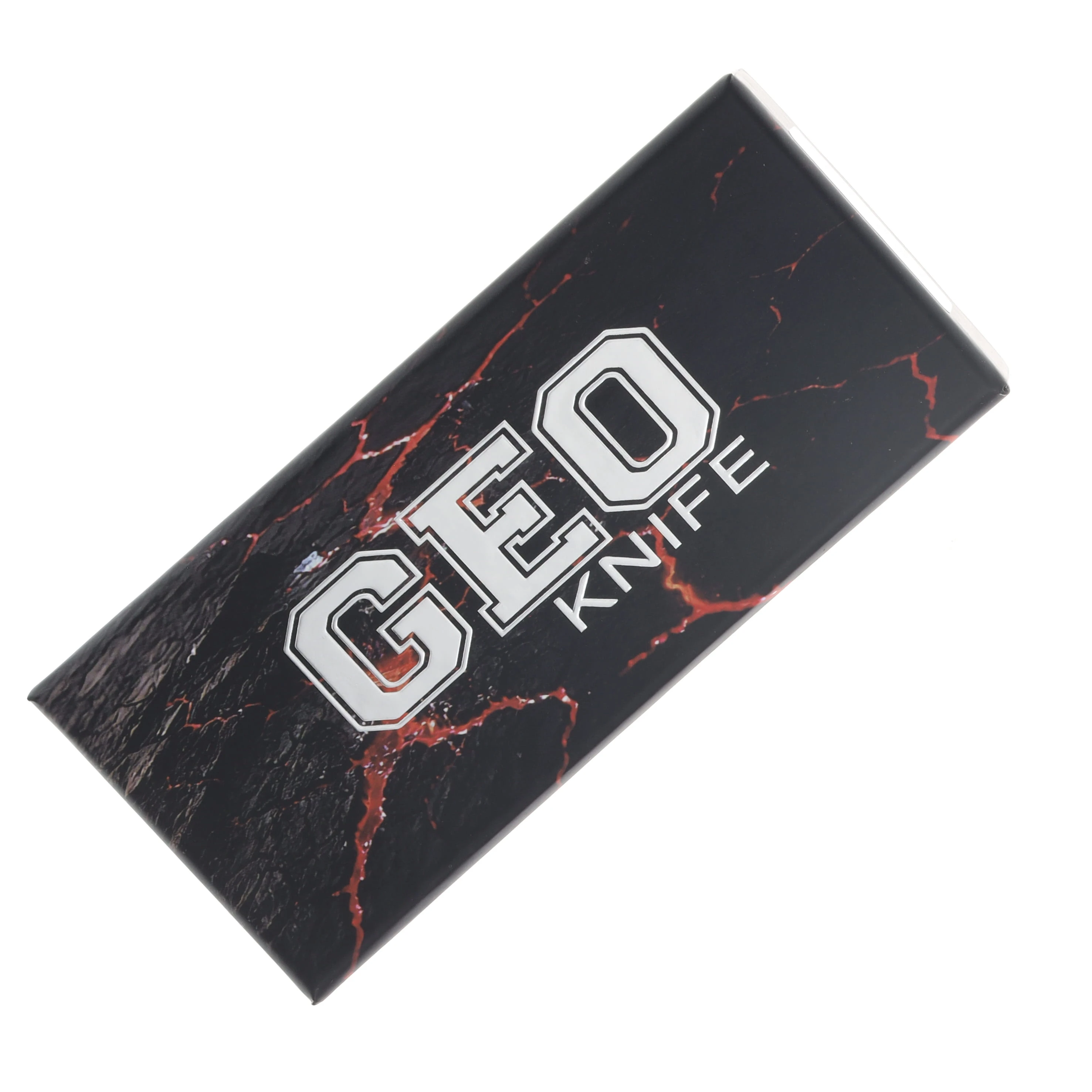 GEO Knife Ethereal Cutter Folding Knife SW M390 Blade SW Purple Titanium Handle GEO2402I View 8