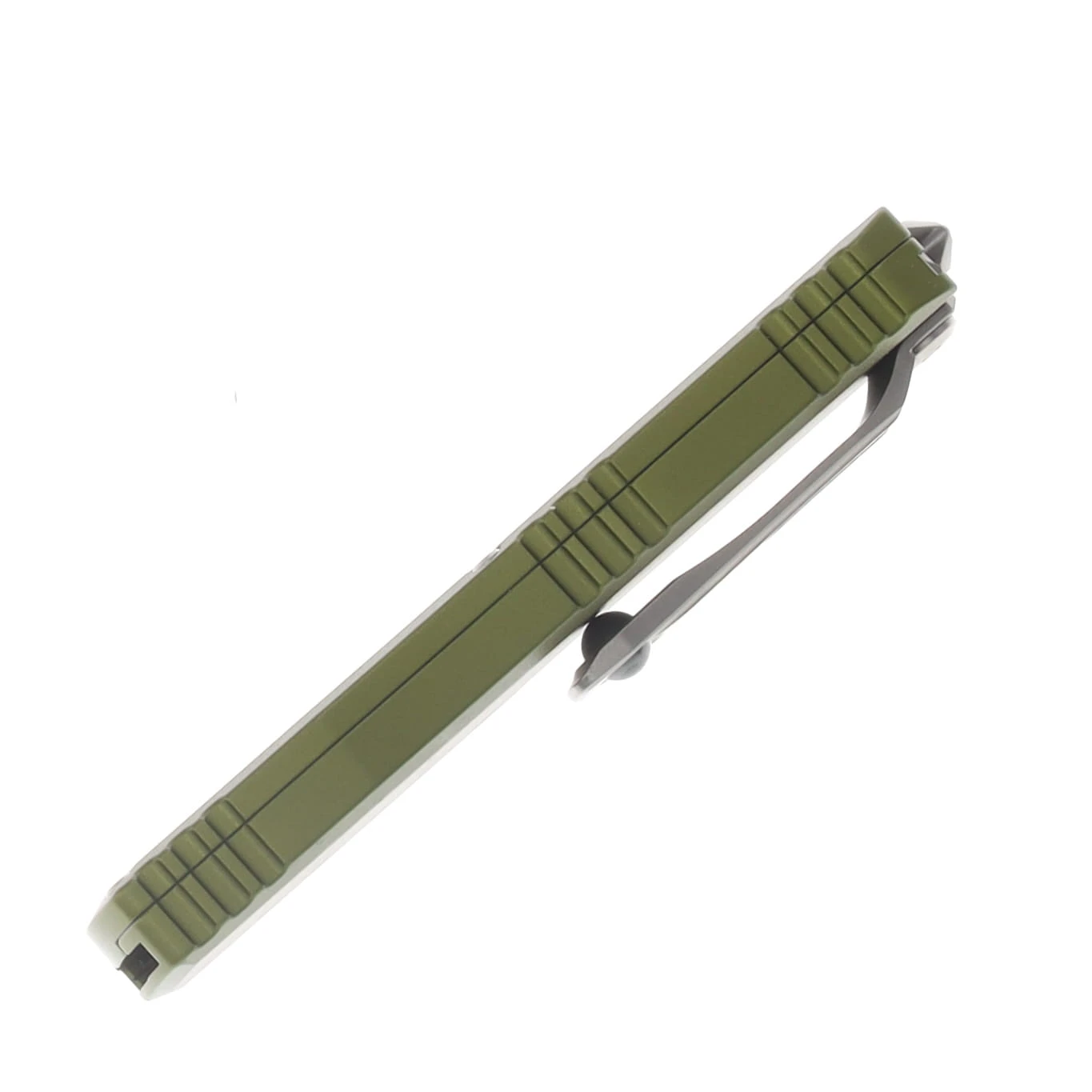 Microtech UTX-70 OTF Gen IV Automatic Knife Stonewash D/E OD Green AUMT1147410OD View 6