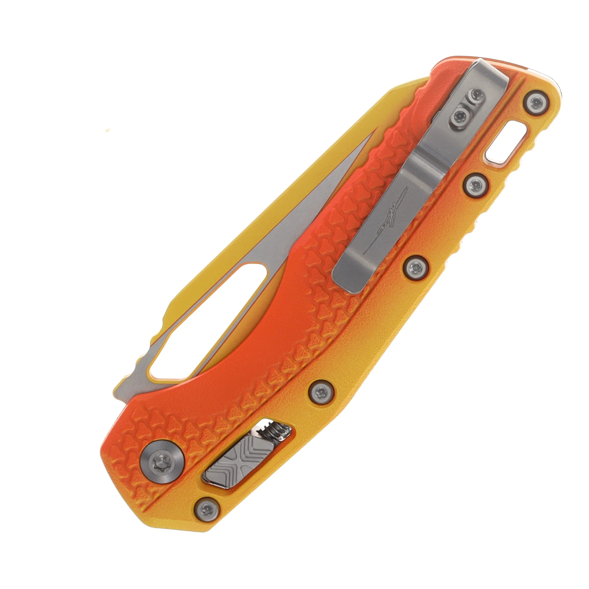Microtech MSI Signature Series Folding Knife Tri-Grip Polymer Sunrise MT210T1PMLPSUS View 6