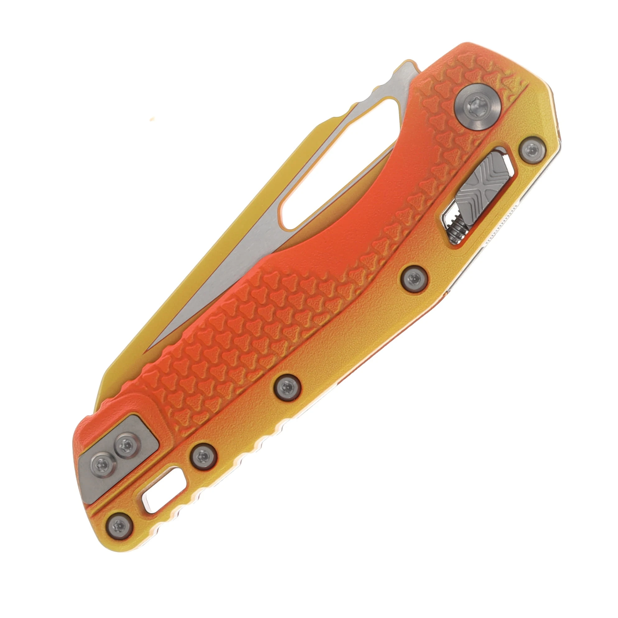 Microtech MSI Signature Series Folding Knife Tri-Grip Polymer Sunrise MT210T1PMLPSUS View 5