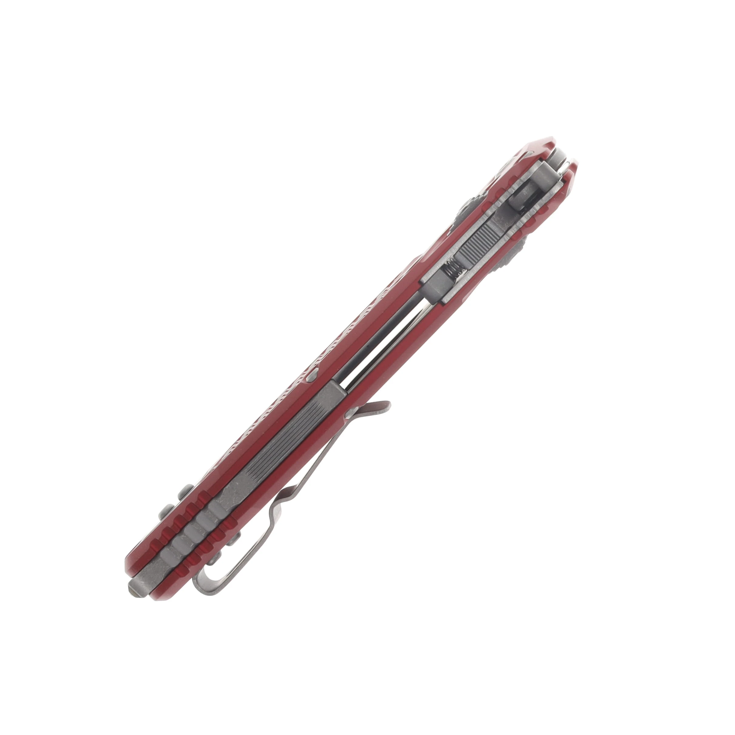 Microtech SOCOM RAM-LOK Folding Knife Apocalyptic S/E Frag Merlot MT160RL10APFRMR View 7