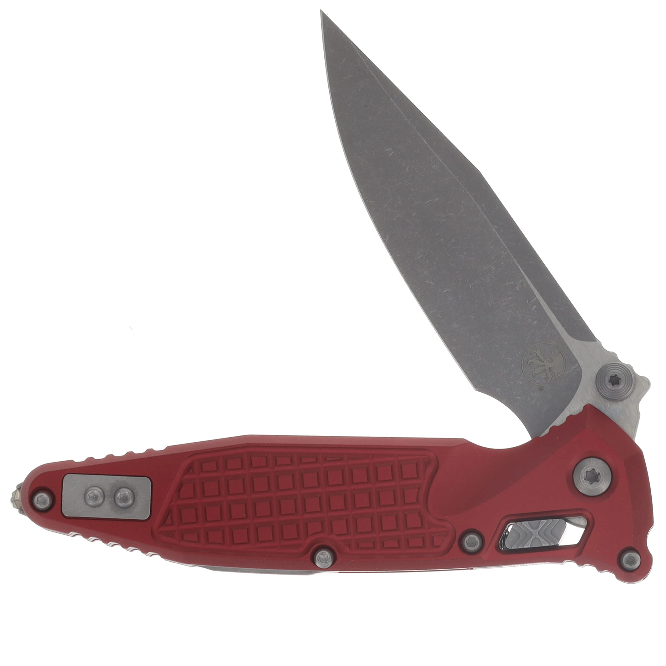 Microtech SOCOM RAM-LOK Folding Knife Apocalyptic S/E Frag Merlot MT160RL10APFRMR View 3