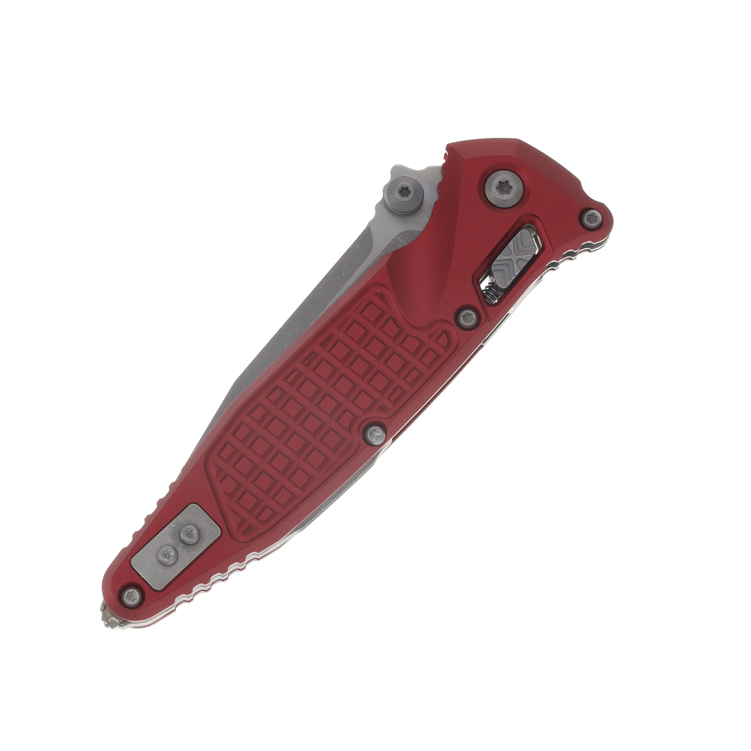 Microtech SOCOM RAM-LOK Folding Knife Apocalyptic S/E Frag Merlot MT160RL10APFRMR View 5