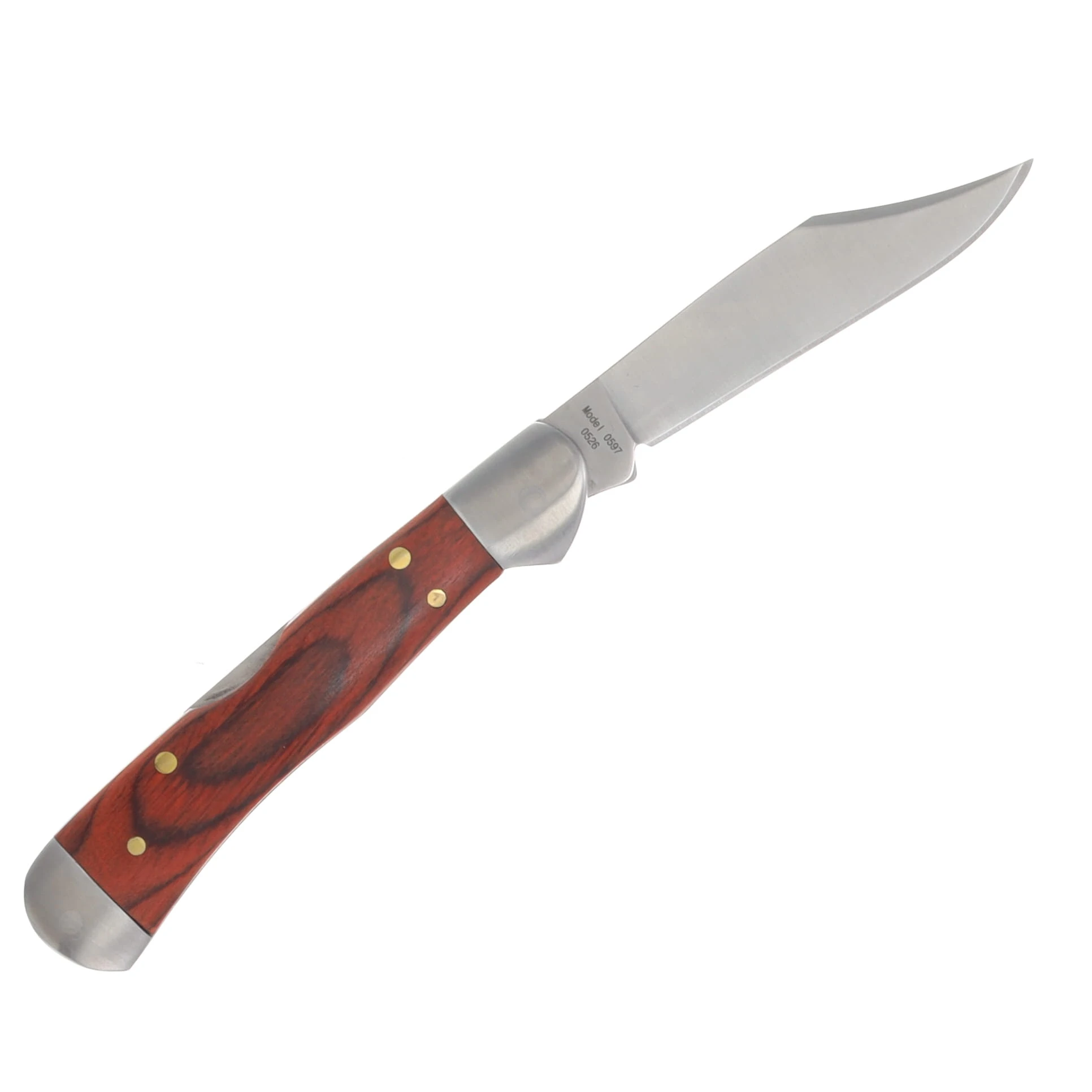 Browning Whitetail Lockback Folding Knife Satin/Wood with Tin BN3220597 View 3