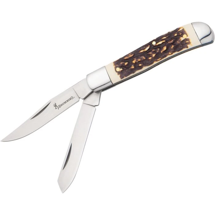 Browning Mini Trapper Stainless/Synthetic Stag BN3220600 View 5