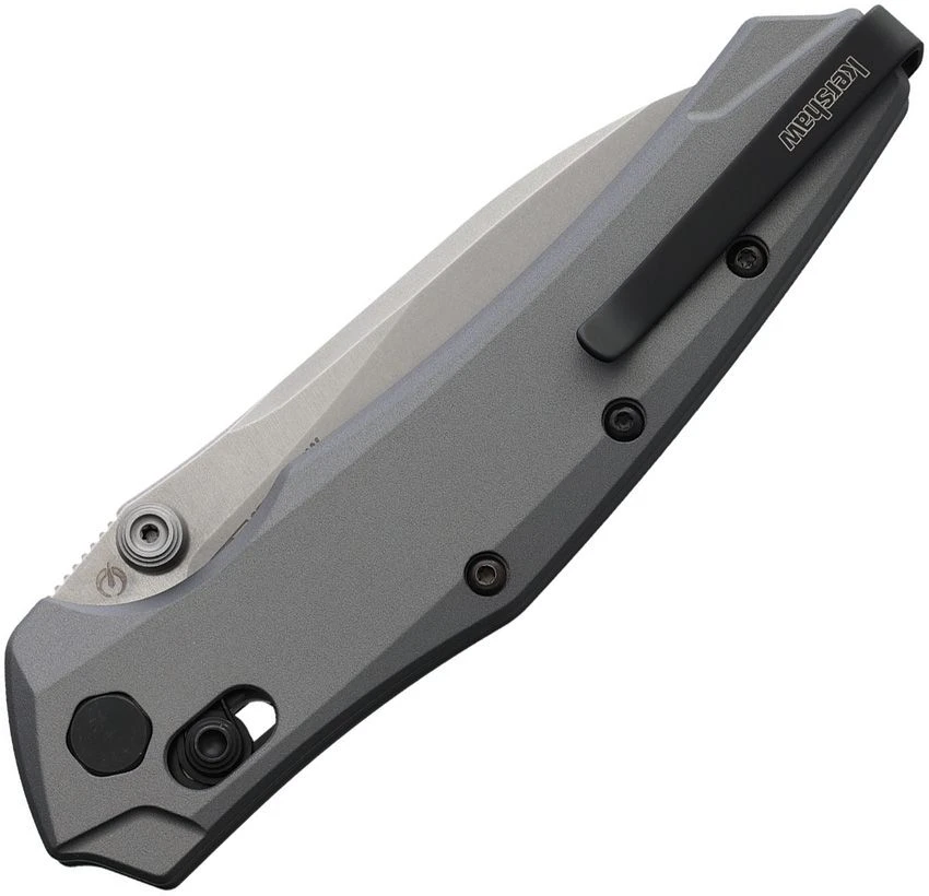 Kershaw Bareknuckle Duralock Folder Gray Aluminum Handle SW Magnacut Blade KS6777GRYSW View 2
