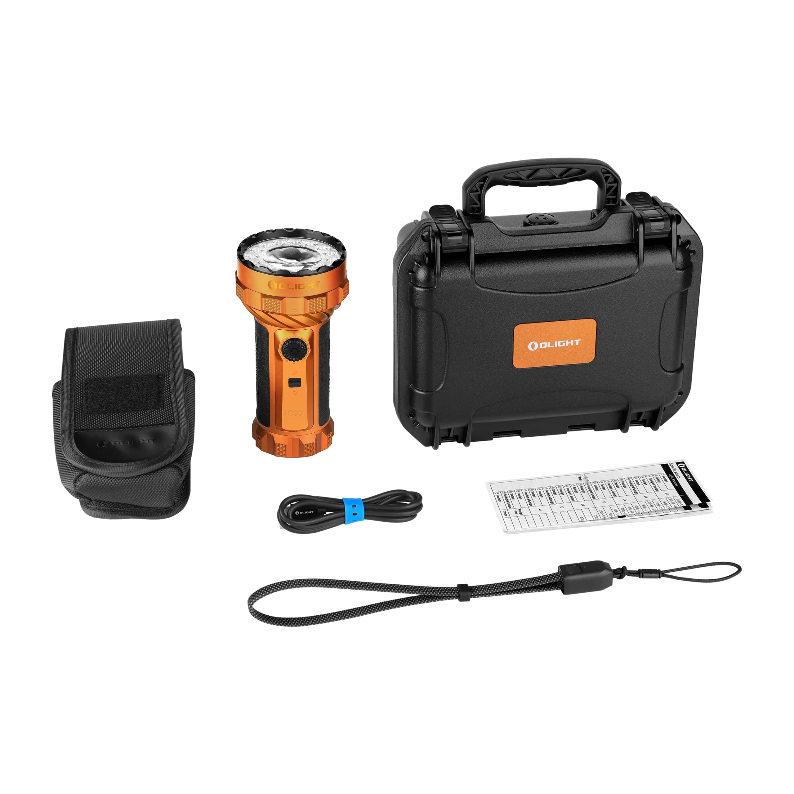 Olight Marauder 3 Flashlight Orange 25000lm 8 Settings OLTMDR3OG View 2