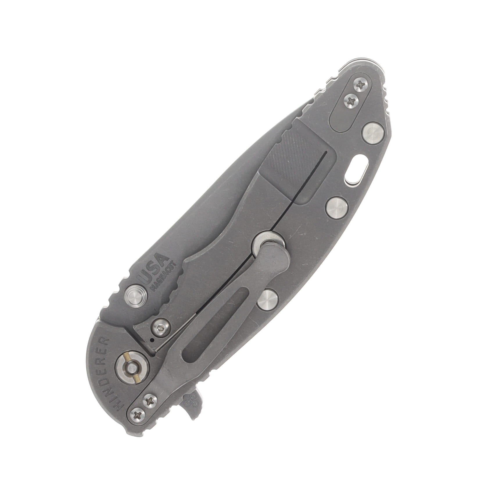 Hinderer XM-18 3.5 Spearpoint Tri-Way Folder Working Finish Black G10 Handle KXM35SPETWWFBK View 6
