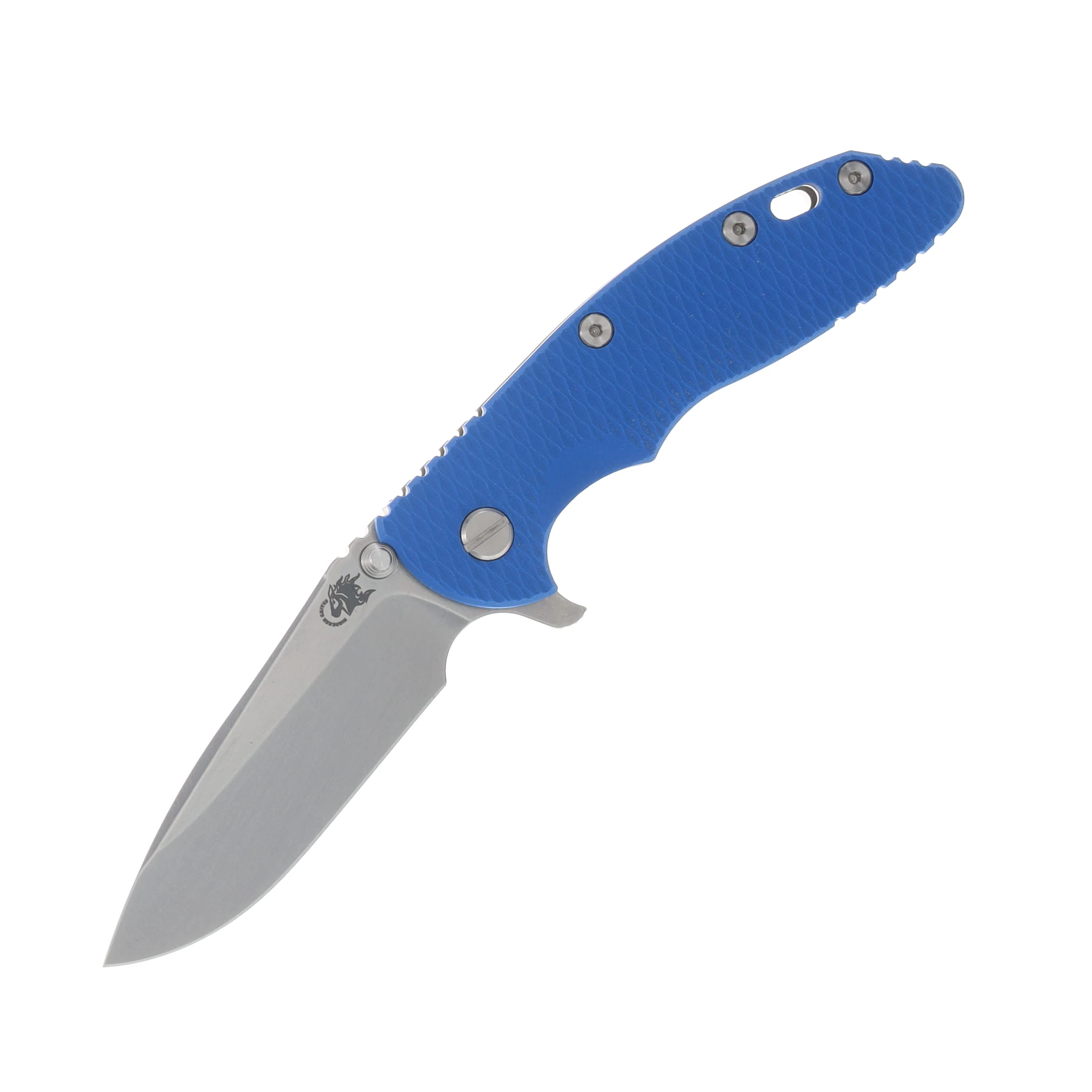Hinderer XM-18 3.5 Spearpoint Tri-Way Folder Stonewash Blue G10 Handle KXM35SPETWSWBLK View 1