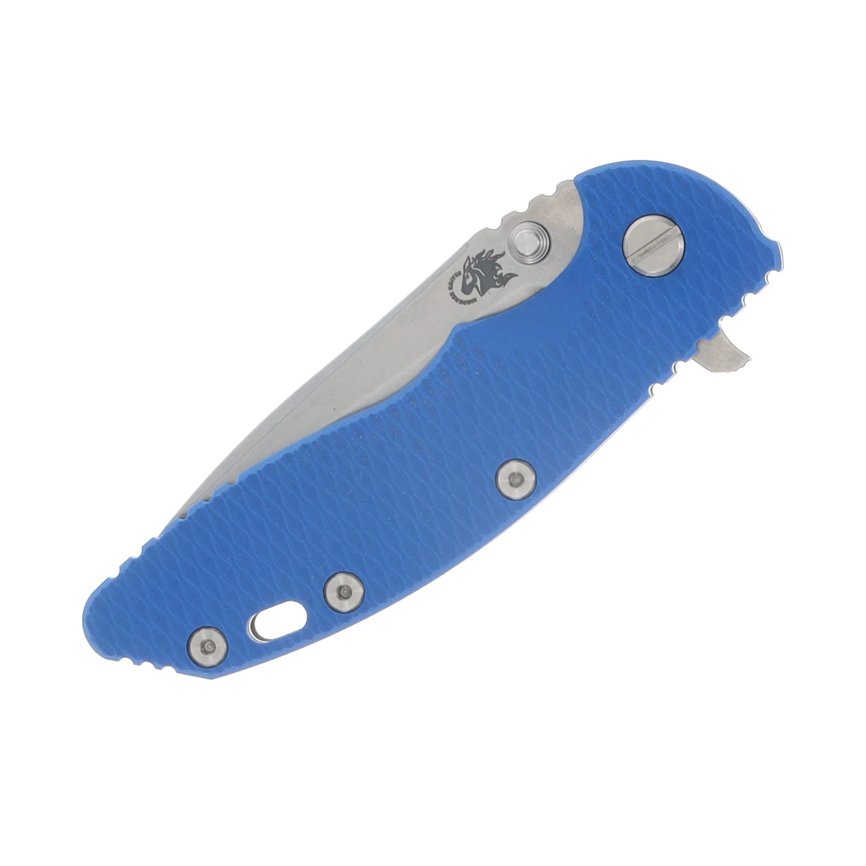 Hinderer XM-18 3.5 Spearpoint Tri-Way Folder Stonewash Blue G10 Handle KXM35SPETWSWBLK View 5