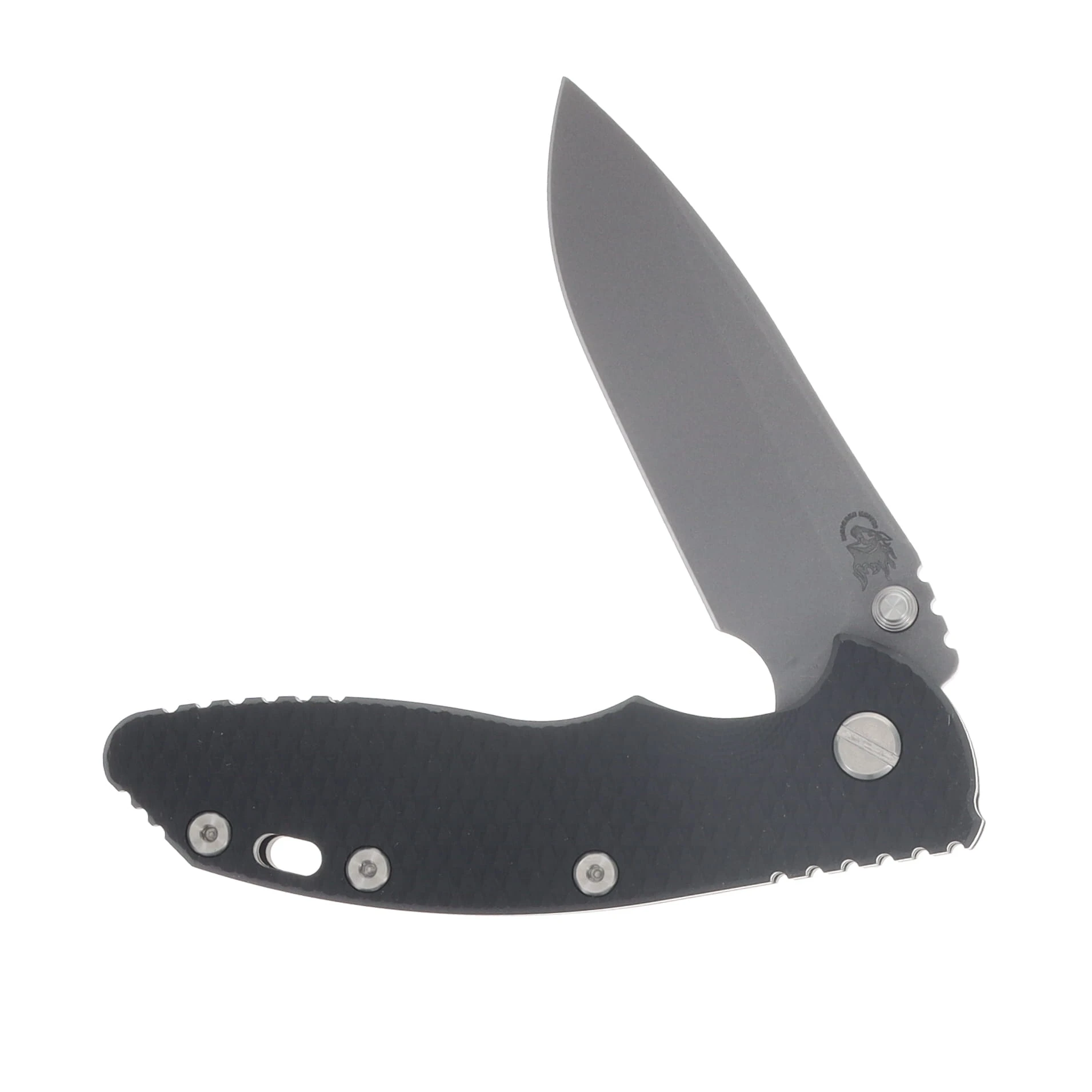 Hinderer XM-18 3.5 Spearpoint Tri-Way Folder Black G-10 Battle Black - Working Finish KXM35SPETWBBKWFBLDBK View 3