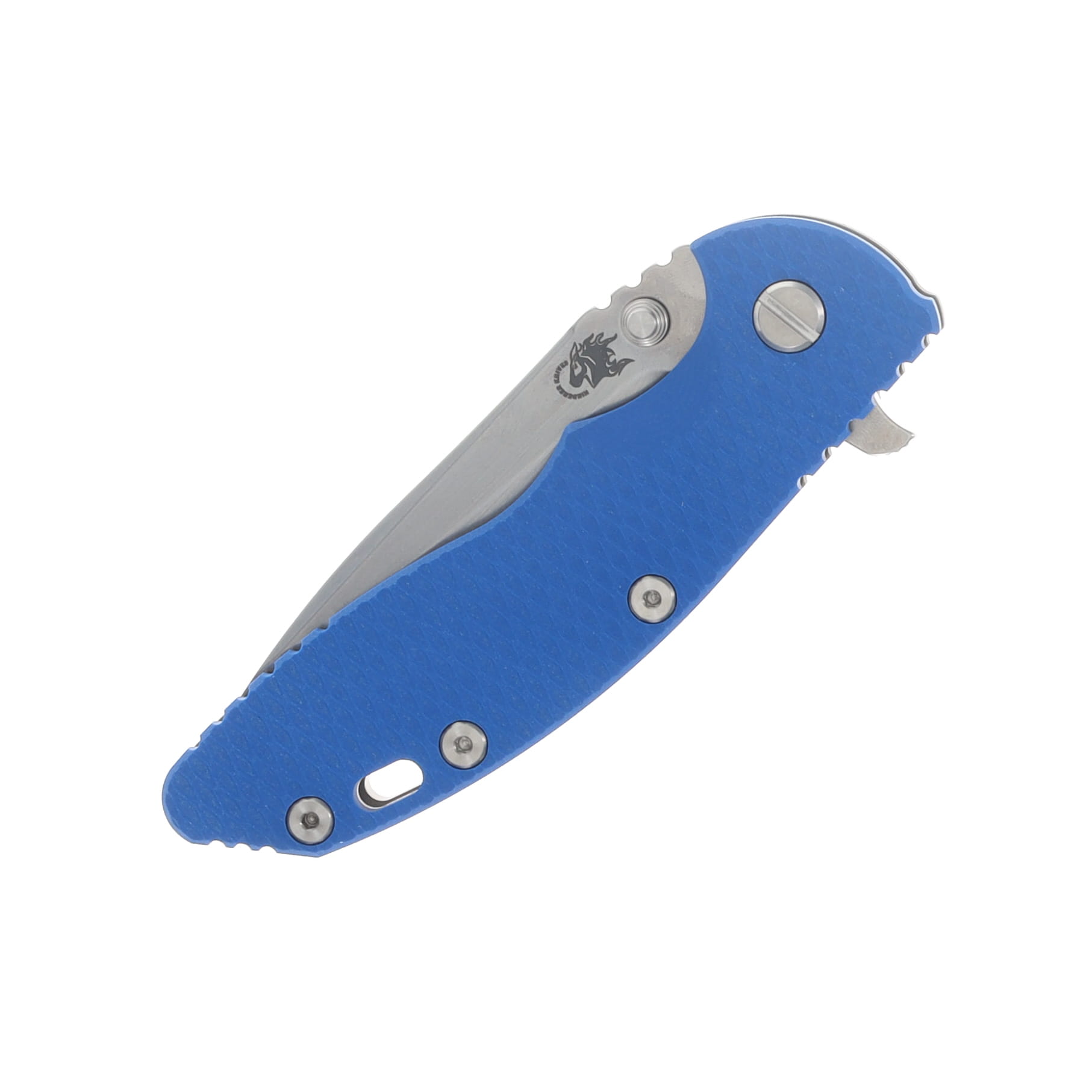 Hinderer XM-18 3.5 Spearpoint Tri-Way Folder Working Finish Stonewash Blade Blue G10 Handle KXM35SPETWWFSWBLDBL View 5