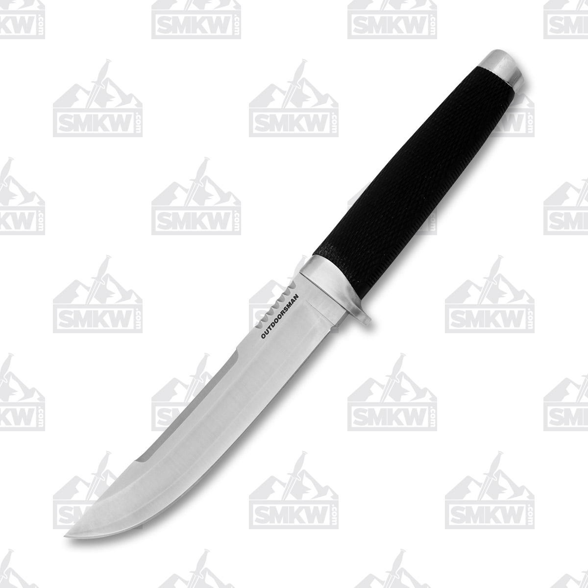 Cold Steel Outdoorsman Fixed Blade Knife 6in Plain Satin Straight Back CS35AP View 2