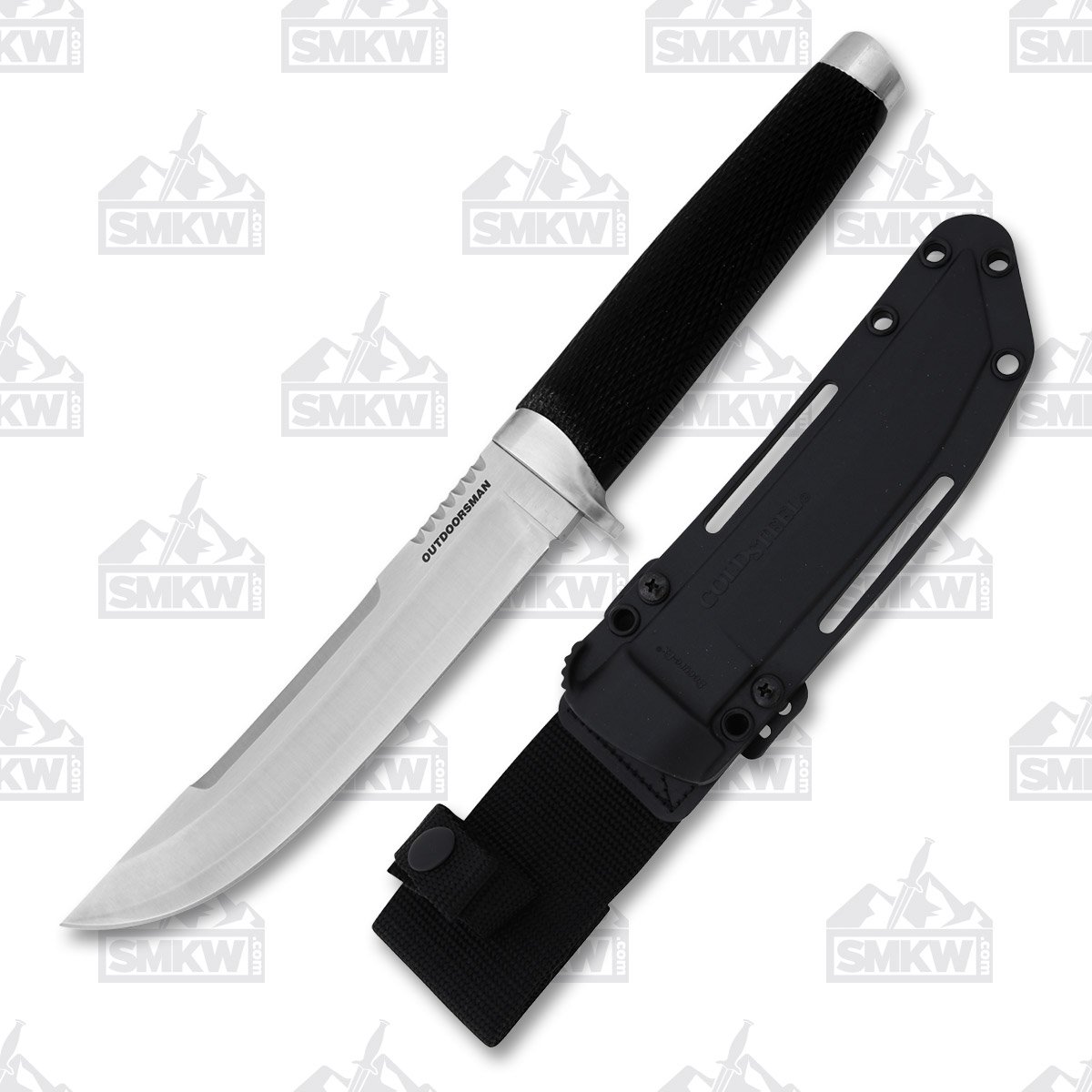 Cold Steel Outdoorsman Fixed Blade Knife 6in Plain Satin Straight Back CS35AP View 1