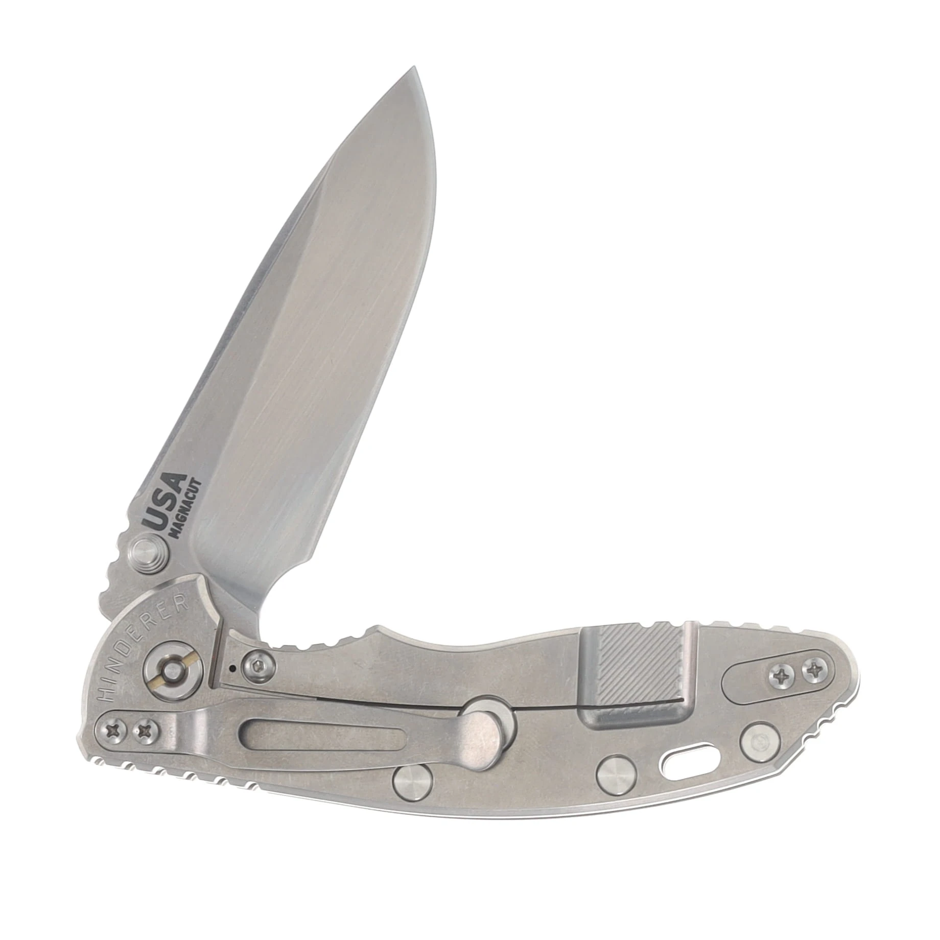Hinderer XM-18 3.5 Spearpoint Tri-Way Folder Stonewash Coyote G10 Handle KXM35SPETWSWCOY View 4