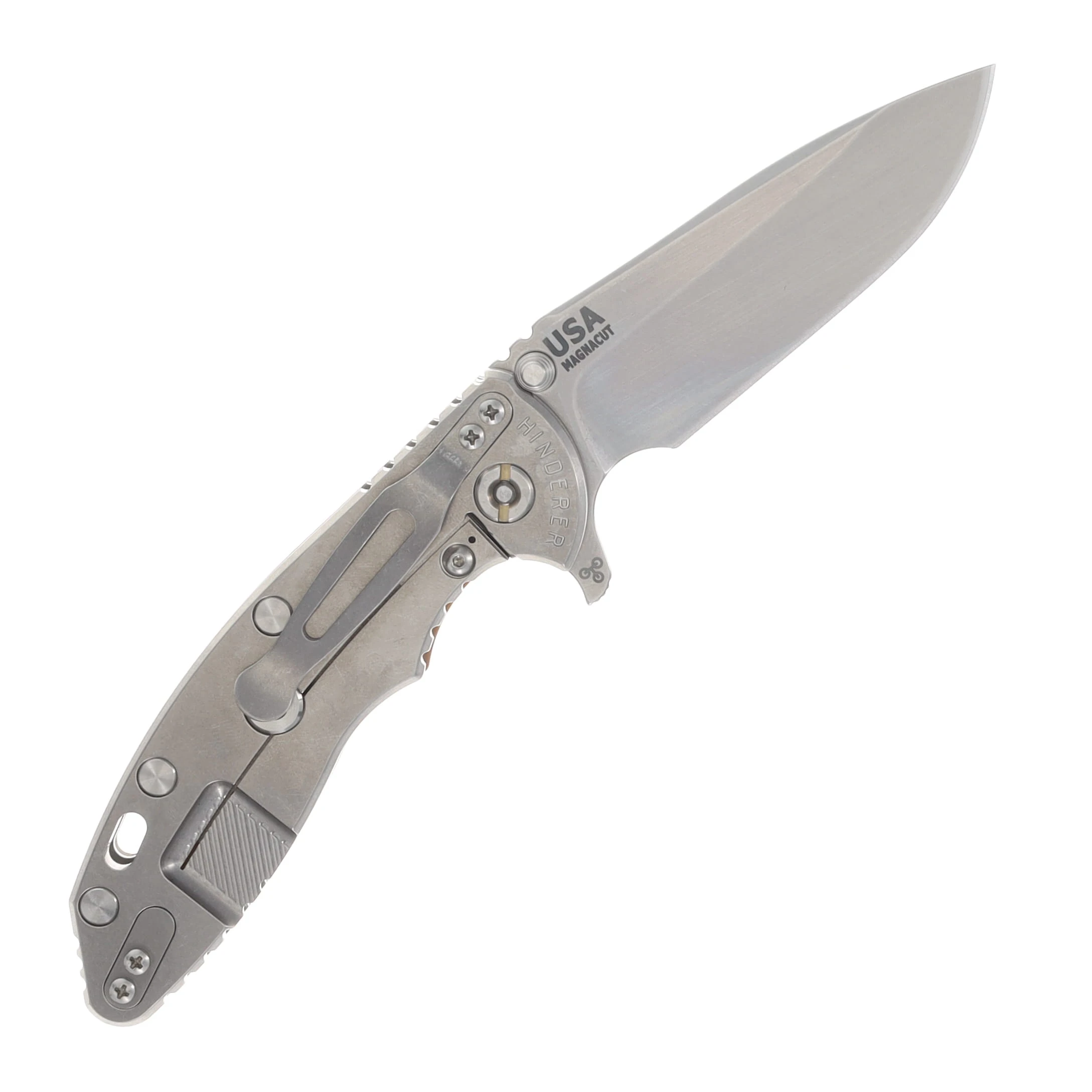 Hinderer XM-18 3.5 Spearpoint Tri-Way Folder Stonewash Coyote G10 Handle KXM35SPETWSWCOY View 2
