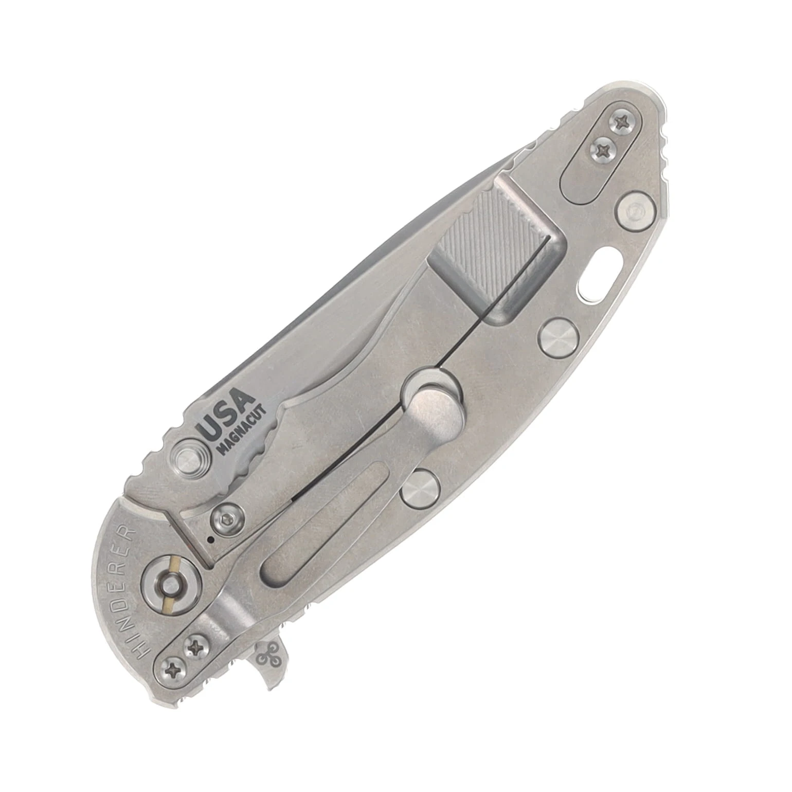 Hinderer XM-18 3.5 Spearpoint Tri-Way Folder Stonewash Coyote G10 Handle KXM35SPETWSWCOY View 6